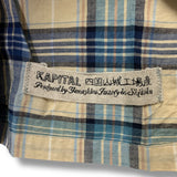 [M] Kapital Yamashiro Factory Madras Plaid Smock Coat Jacket