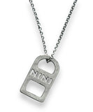 NEW! Number Nine Logo Plate Necklace