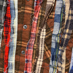 [S] Needles Rebuild Ribbon Cut Flannel Shirt