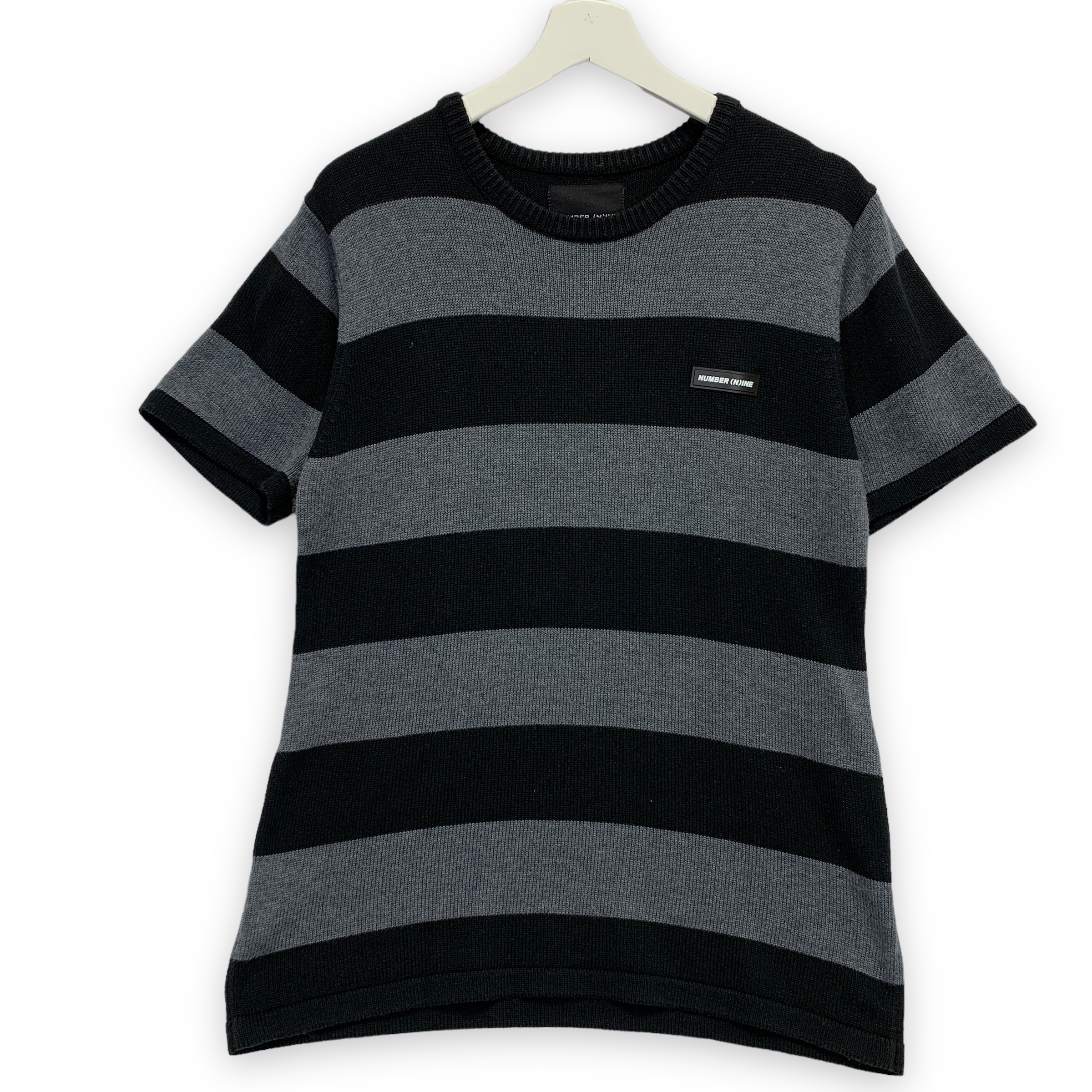 [M] Number Nine Knit Border T-Shirt Tee Sweater – StylisticsJapan 