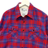 [M] Visvim 12SS Black Elk Flannel Check Shirt Red