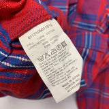 [M] Visvim 12SS Black Elk Flannel Check Shirt Red