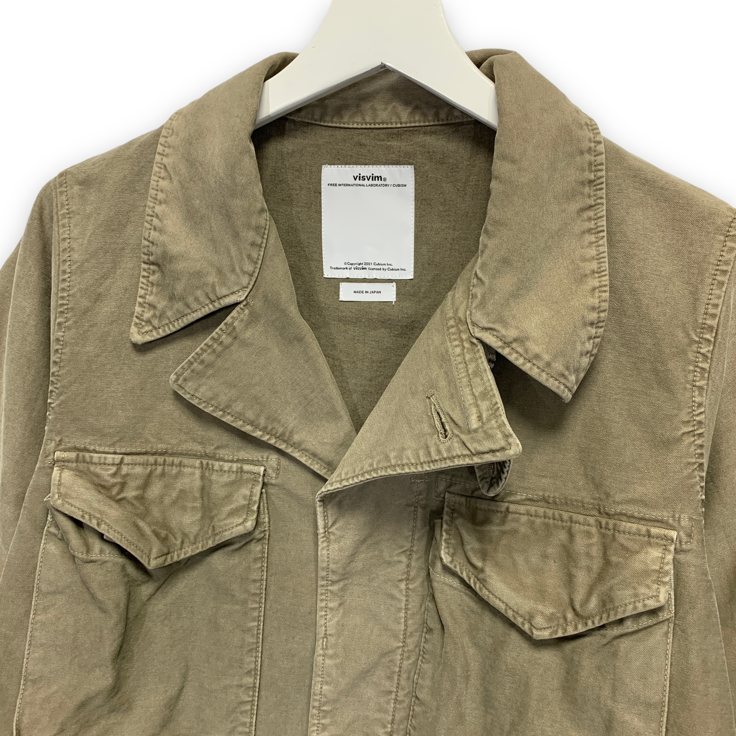 [M] Visvim 15SS Achse Jacket Dmgd Chino Olive – StylisticsJapan