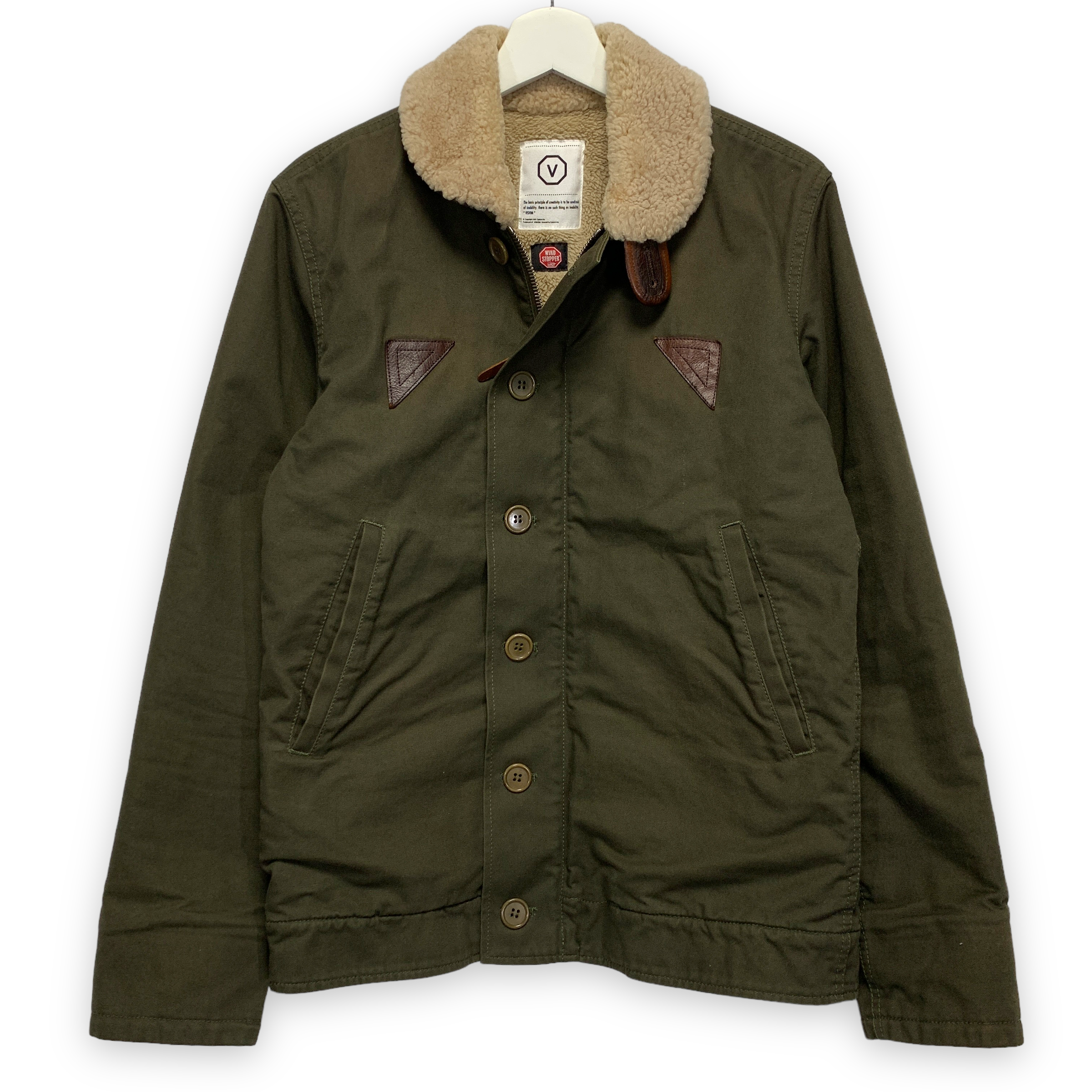 M] Visvim Deckhand Gore Windstopper Jacket Olive – StylisticsJapan.com