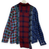 [XS] Needles Rebuild 7 Cut Oversized Flannel Shirt