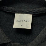 [XL] Kapital Mammoth Polo Shirt Black