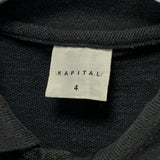 [XL] Kapital Mammoth Polo Shirt Black