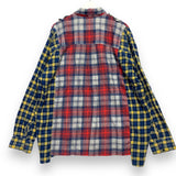 [OS] Needles Rebuild Ribbon Cut Oversized Flannel Shirt