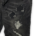 [M] Number Nine Nano Universe Cropped Distressed Denim Jeans Black