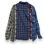 [L] Needles Rebuild 7 Cut Flannel Shirt Remake