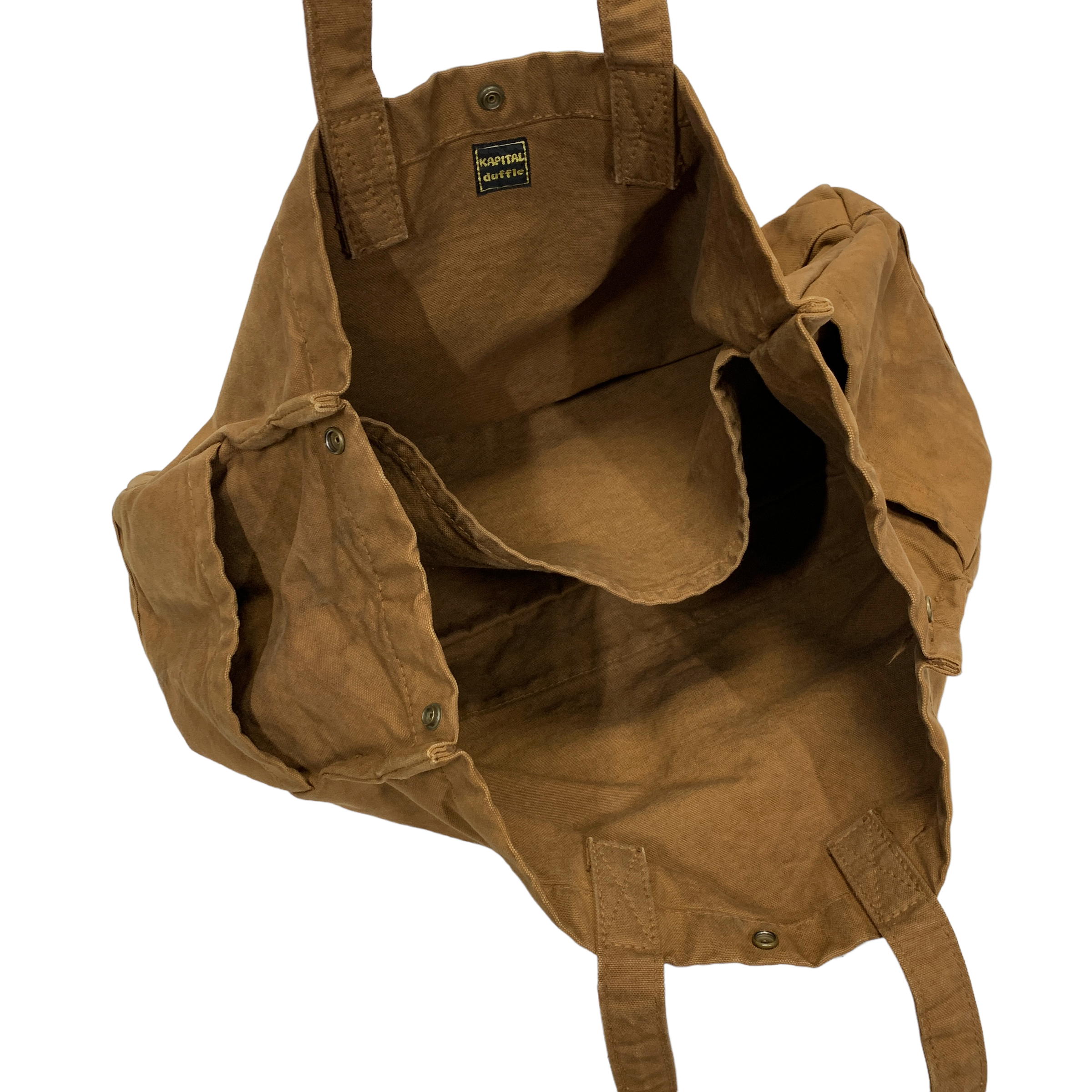 Kapital Canvas Duffle Bag Brown – StylisticsJapan.com