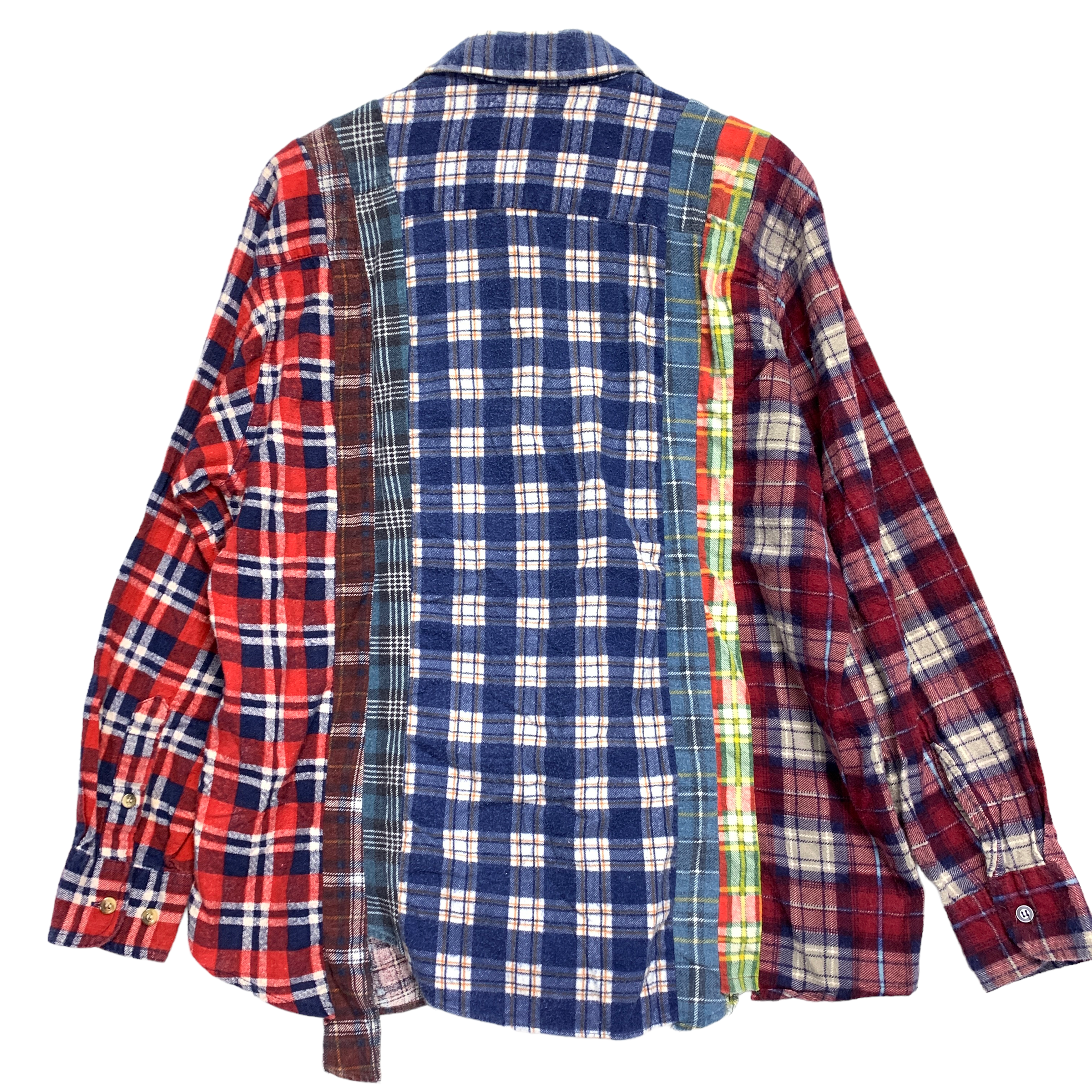 M] Needles Rebuild Wide 7 Cut Flannel Shirt – StylisticsJapan.com