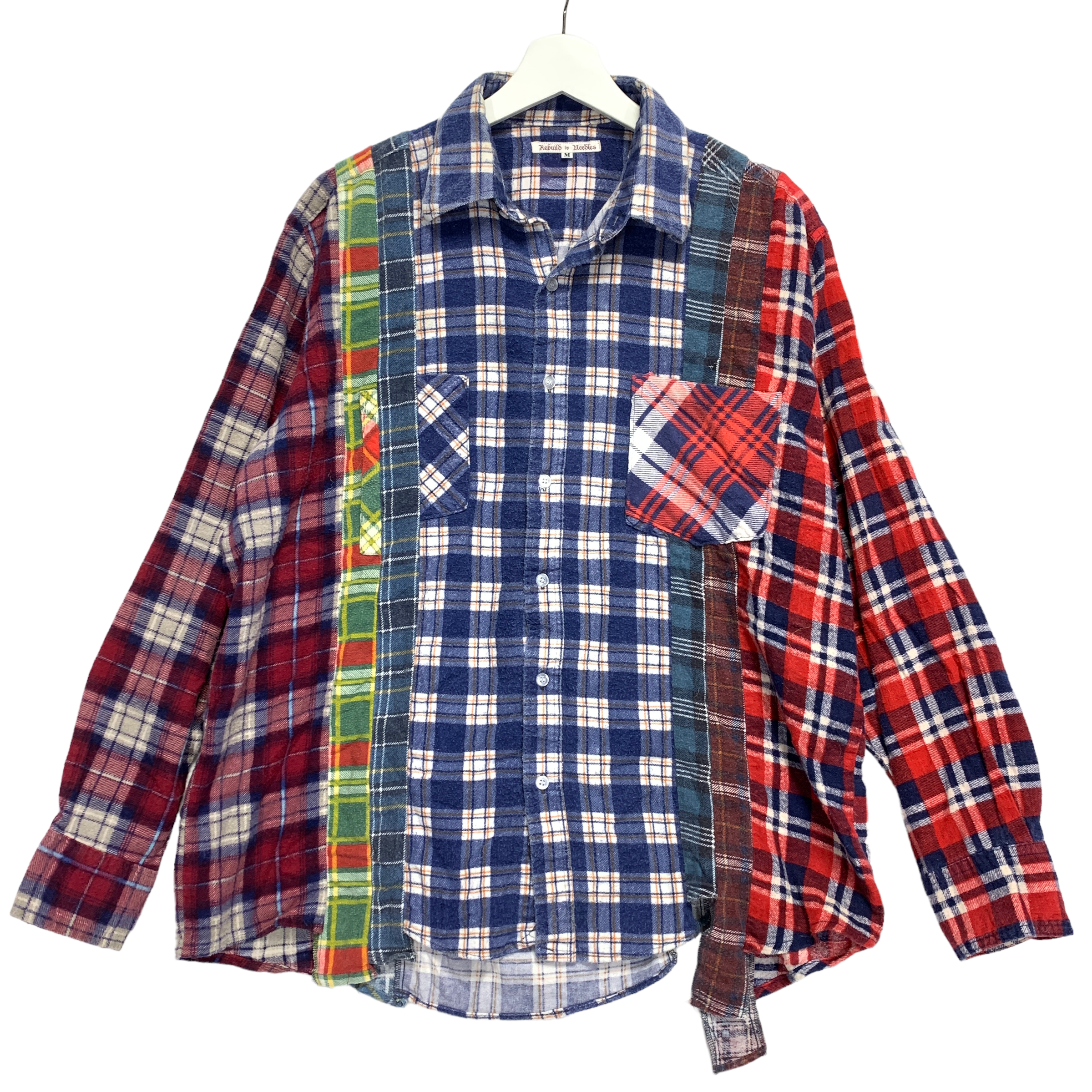 M] Needles Rebuild Wide 7 Cut Flannel Shirt – StylisticsJapan.com