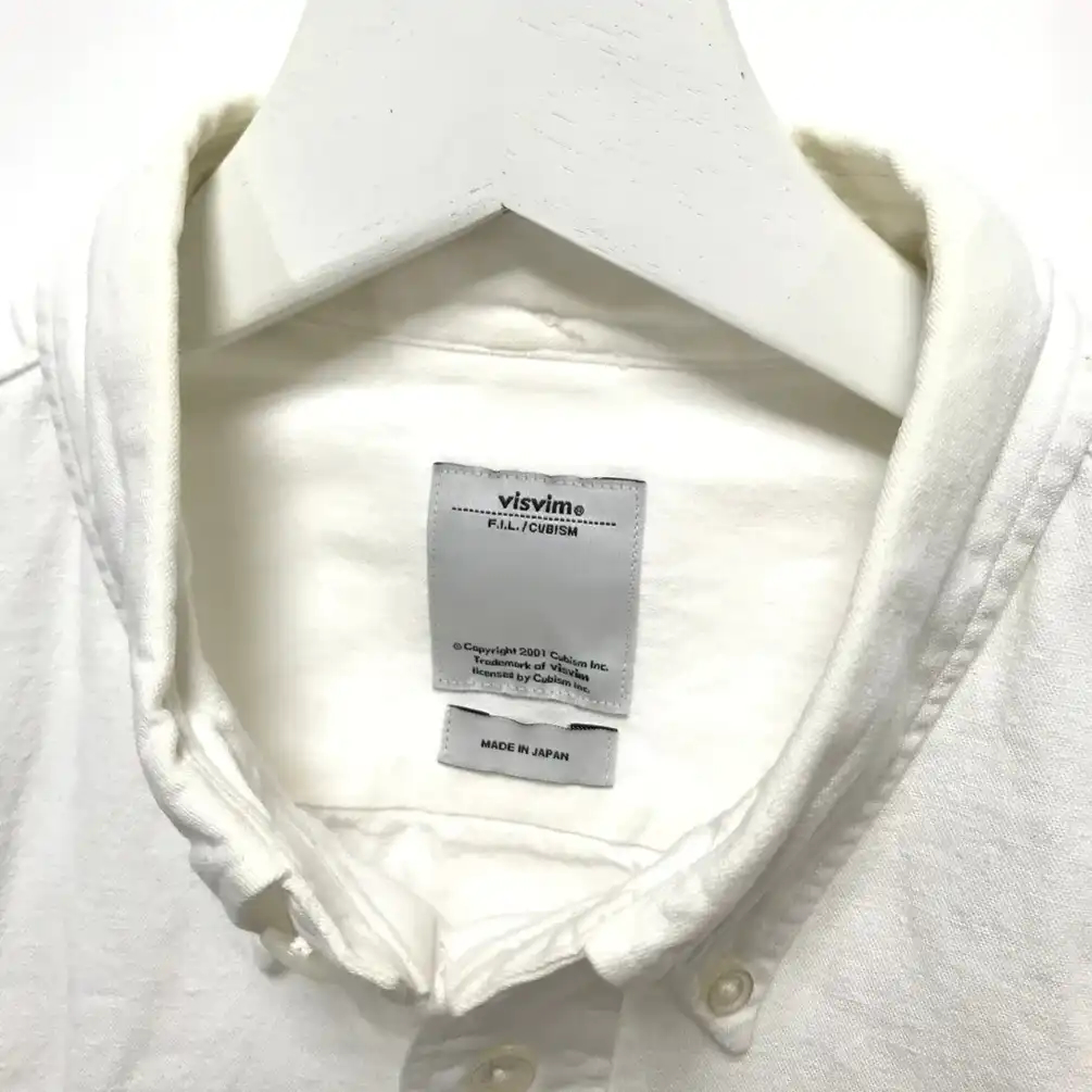 S] VISVIM 13AW V+V B.D. SHIRT L/S PIZI WHITE – StylisticsJapan.com