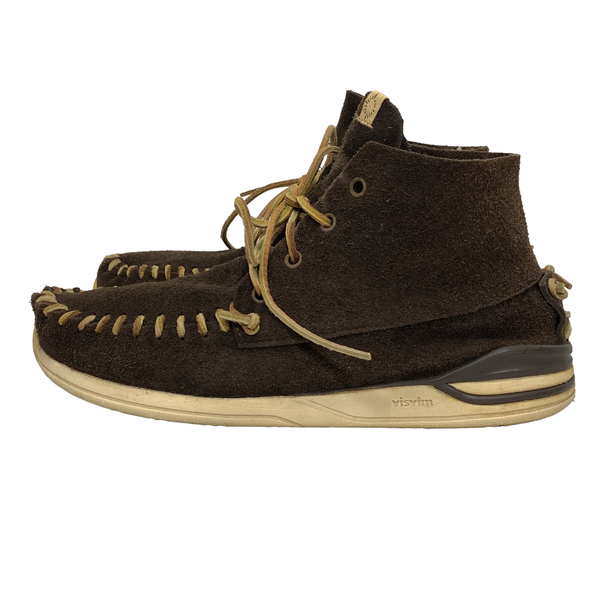 9.5] VISVIM 15AW YUCCA MOC MID FOLK SUEDE MOCCASINS SHOES