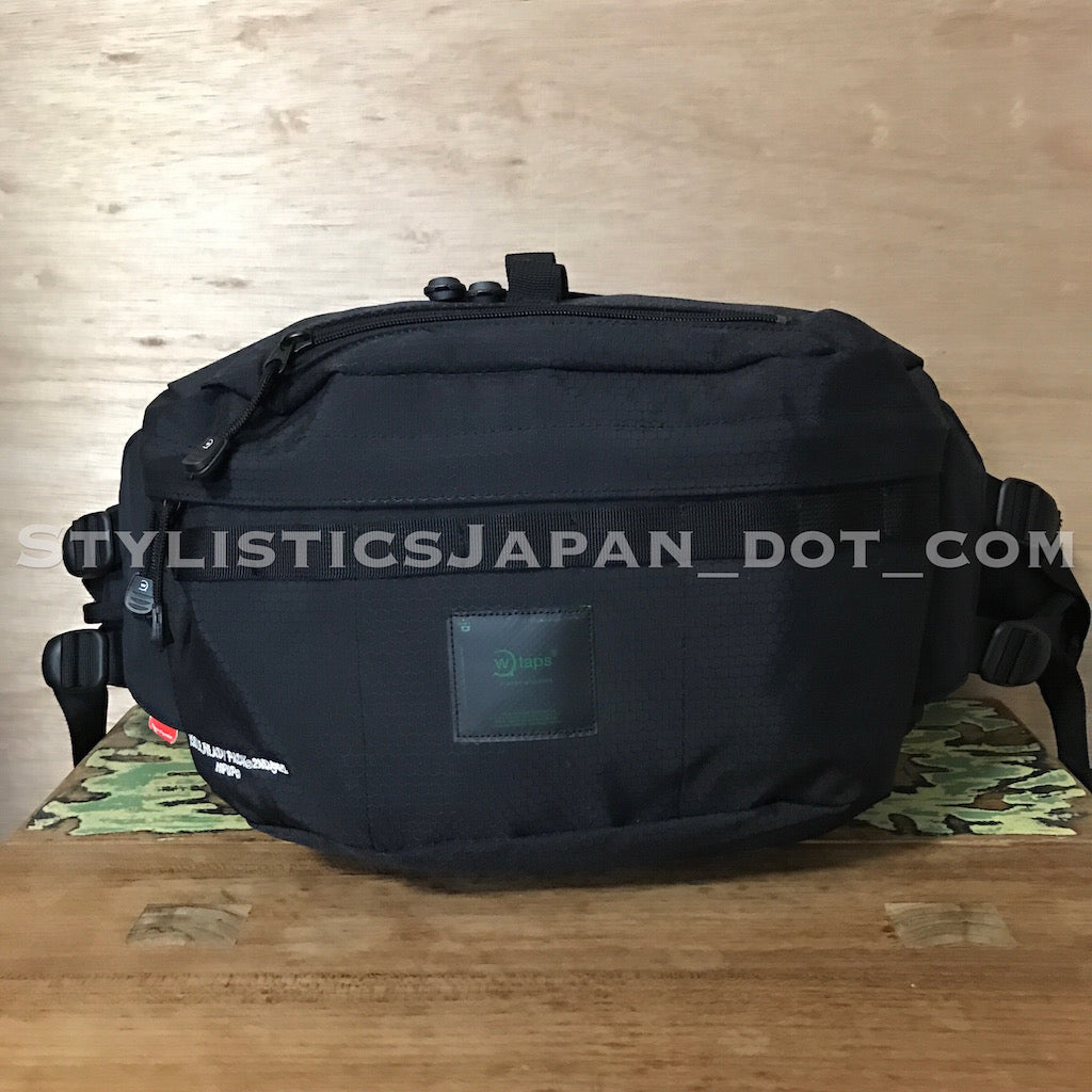 WTaps x Porter Readypack 2nd Gen. DELTA (Hip Up) Ripstop Waist/Shoulder Bag  Black