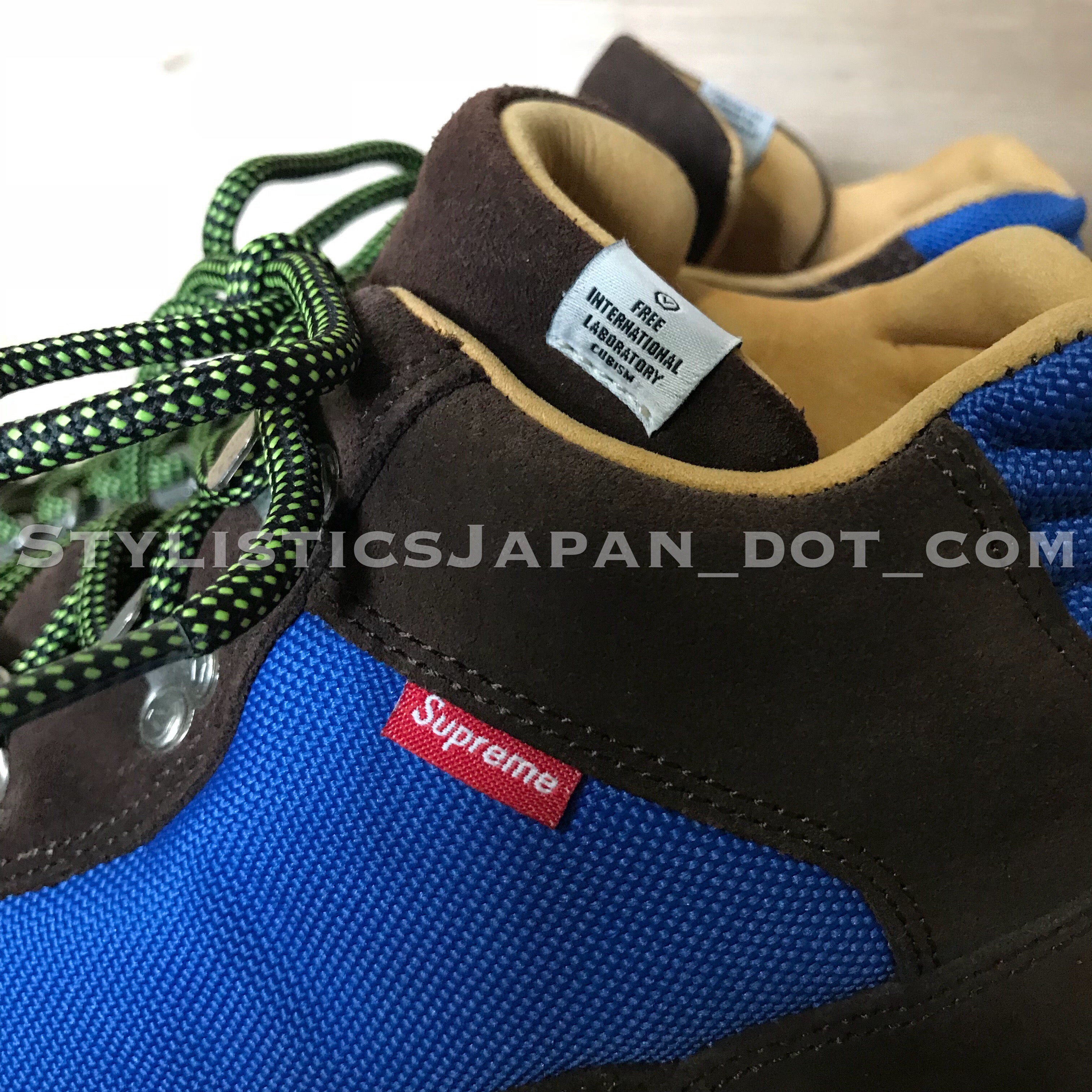 Visvim x Supreme Serra Ascent Boots Brown/Blue 9.5