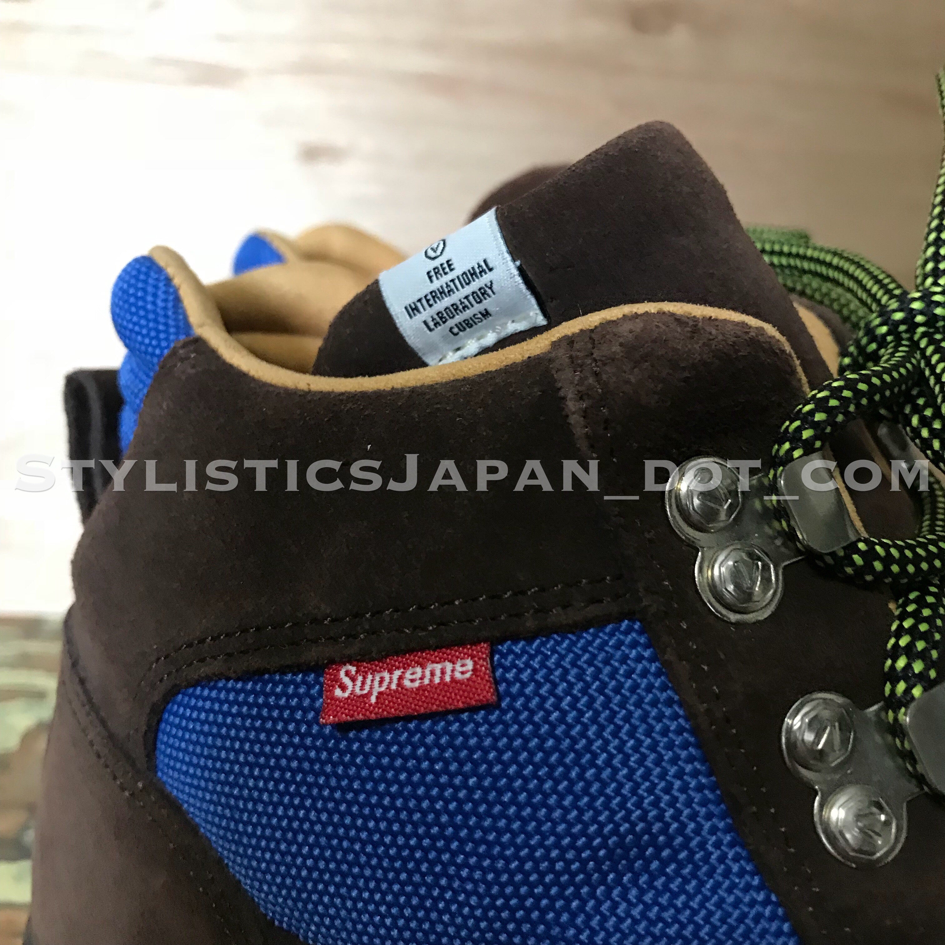 Visvim x Supreme Serra Ascent Boots Brown/Blue 9.5