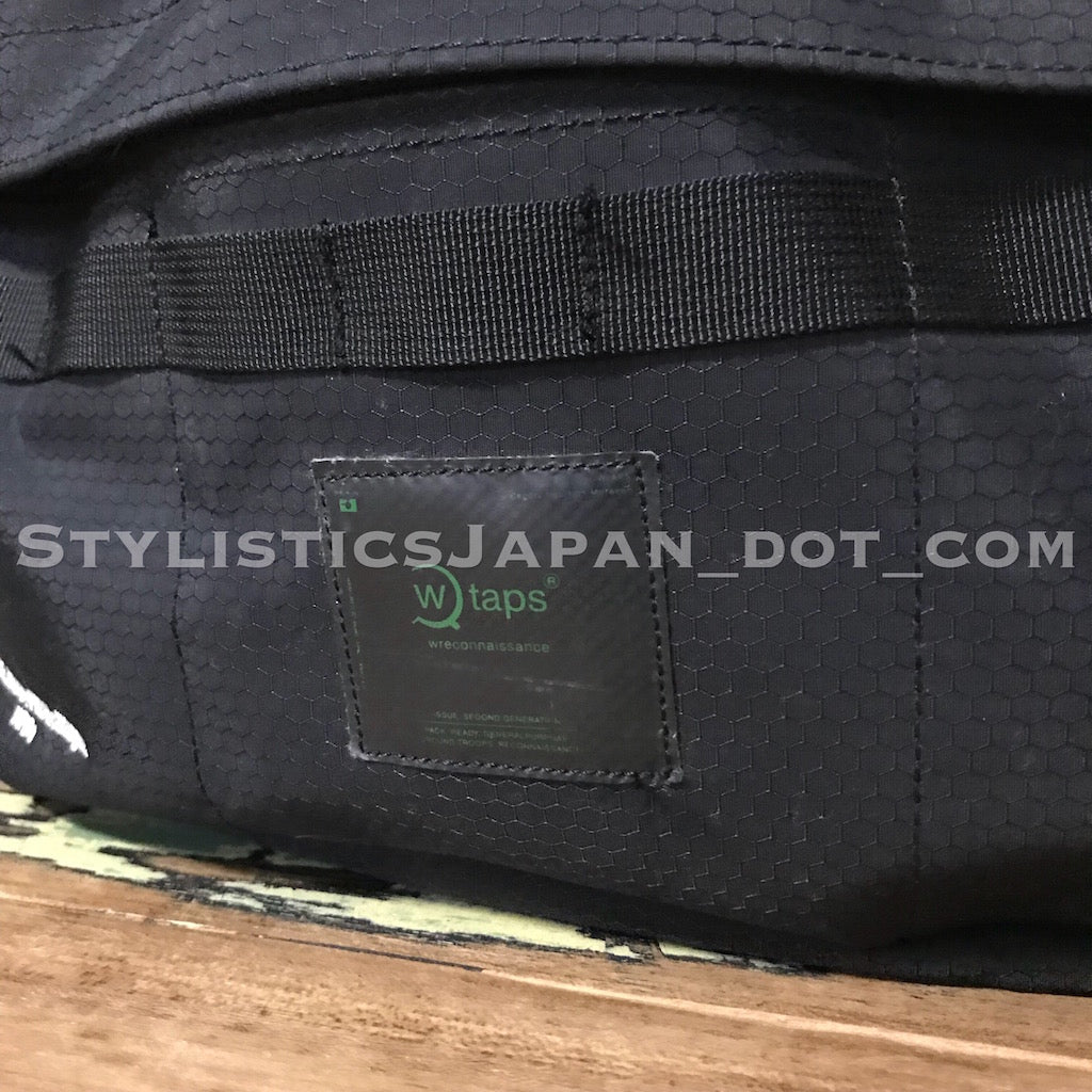 WTaps x Porter Readypack 2nd Gen. DELTA (Hip Up) Ripstop Waist/Shoulder Bag  Black