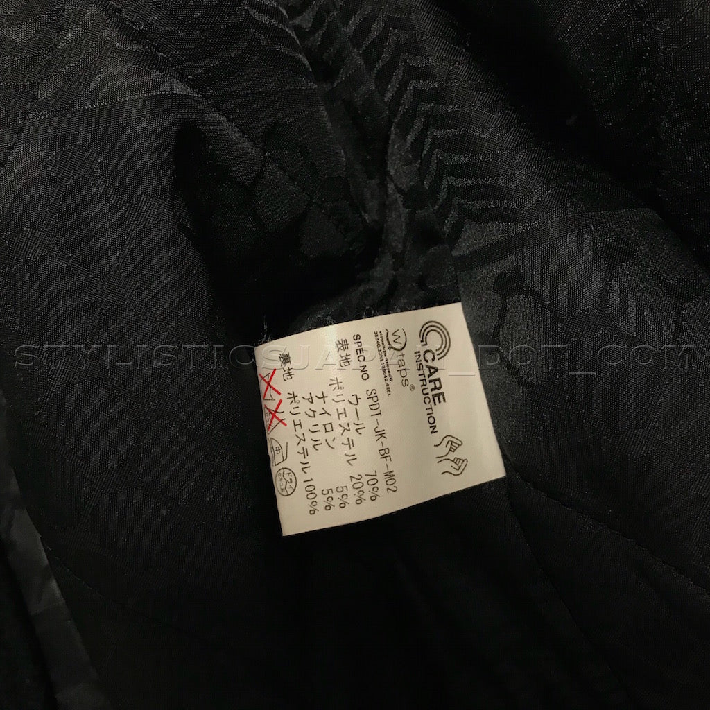 L] WTaps Destroy Tradition Wool M-65 Jacket Black