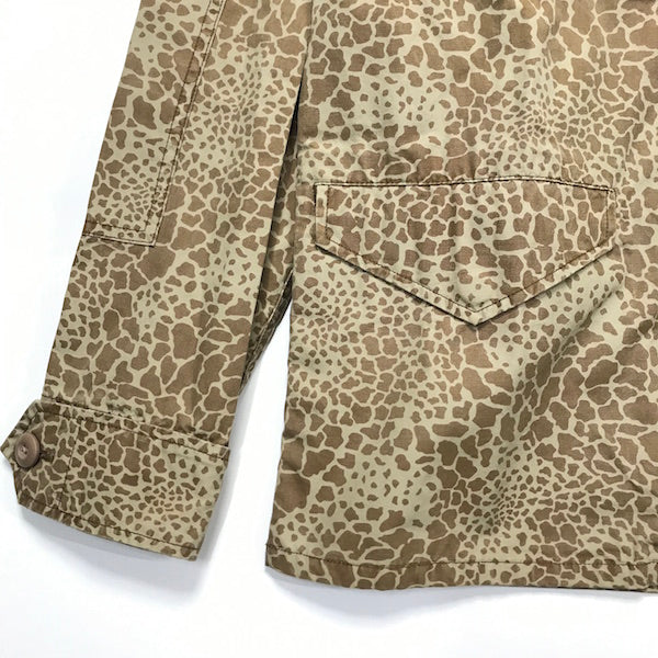 [S] Supreme Giraffe Camo Field Jacket Beige