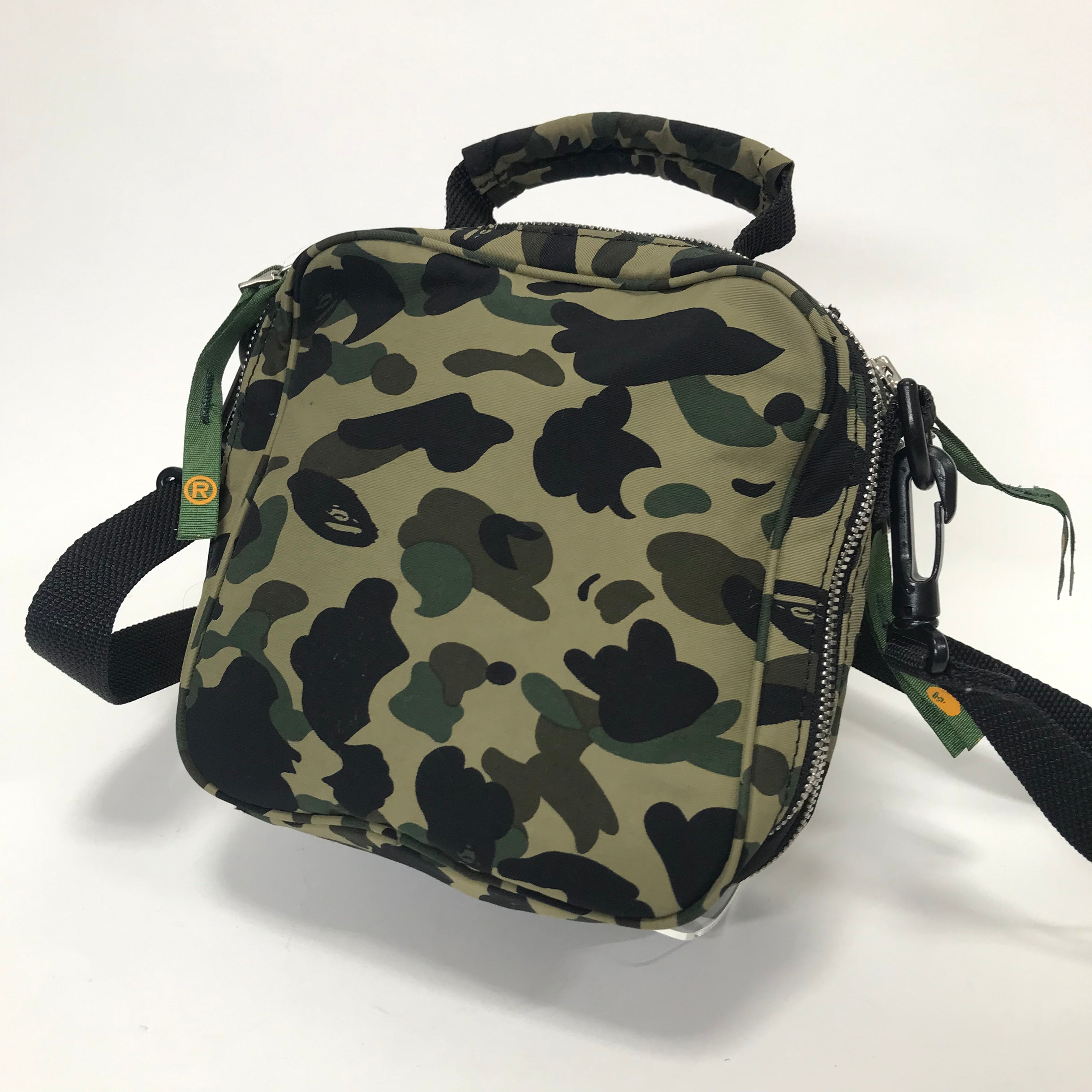 HealthdesignShops - BAPE 1ST CAMO MILITARY SHOULDER BAG YELLOW