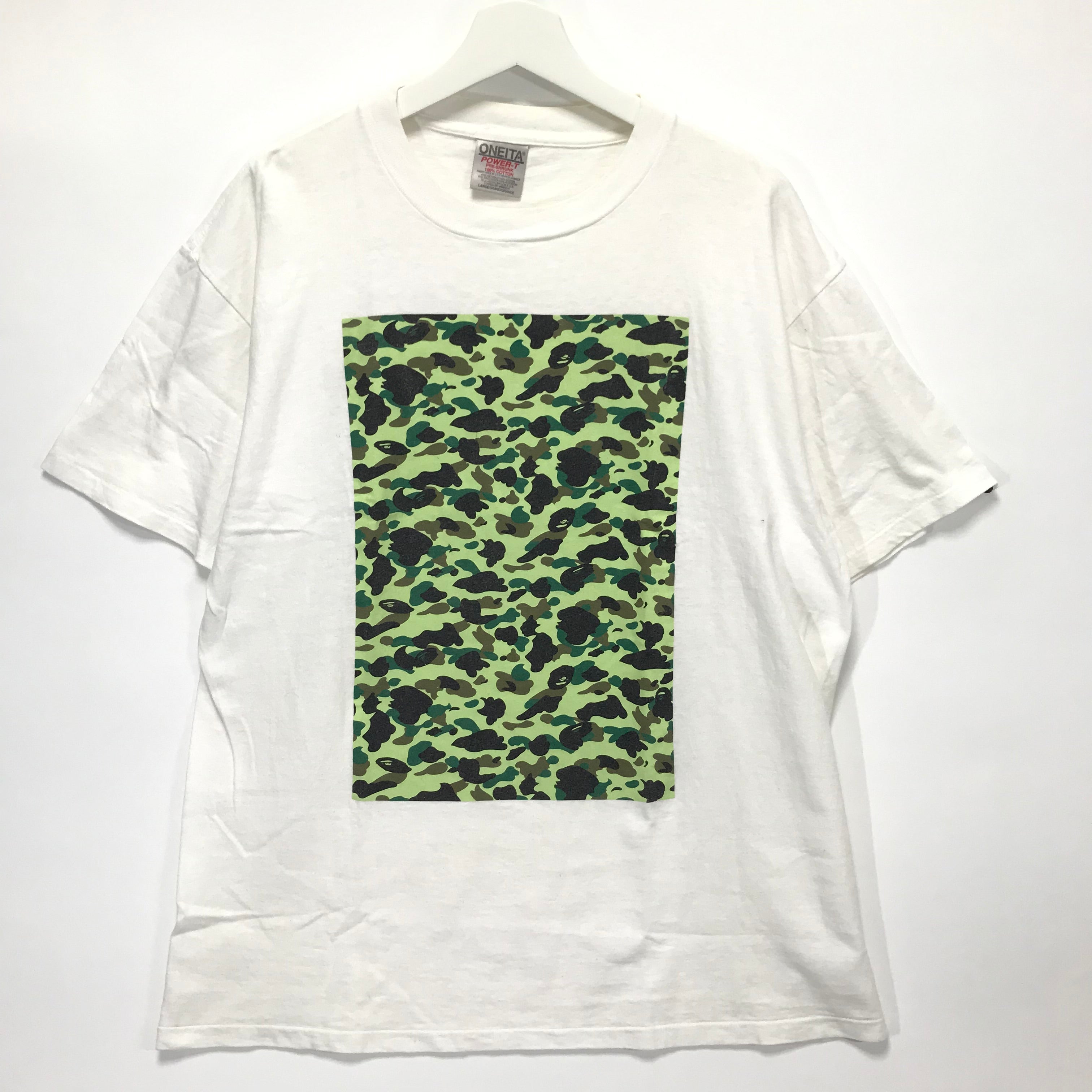 [L] A Bathing Ape Bape Vintage '90s First 1st Camo Tee (Oneita