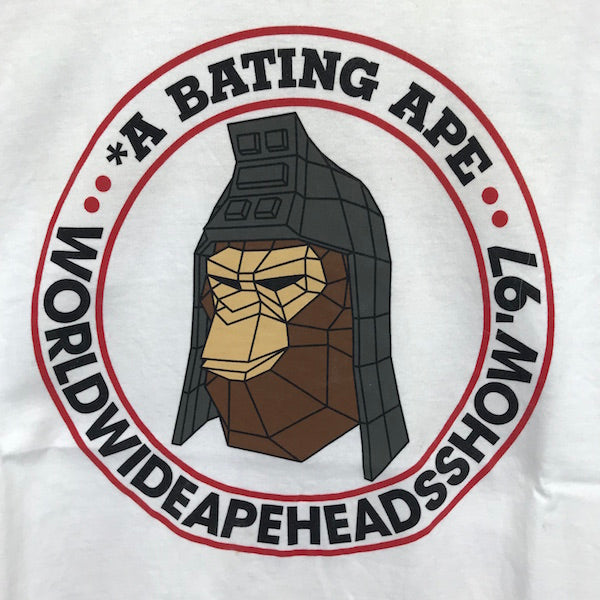 [XS] A Bathing Ape Bape Vintage 90's World Wide Bapeheads Show Tee (Hanes)