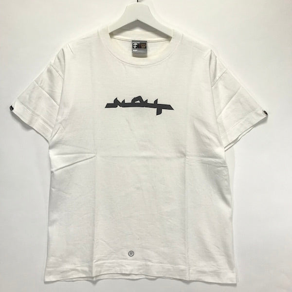 BAPE wtaps stash A BATHING APE Hanes MEDIUM 白Tシャツ-