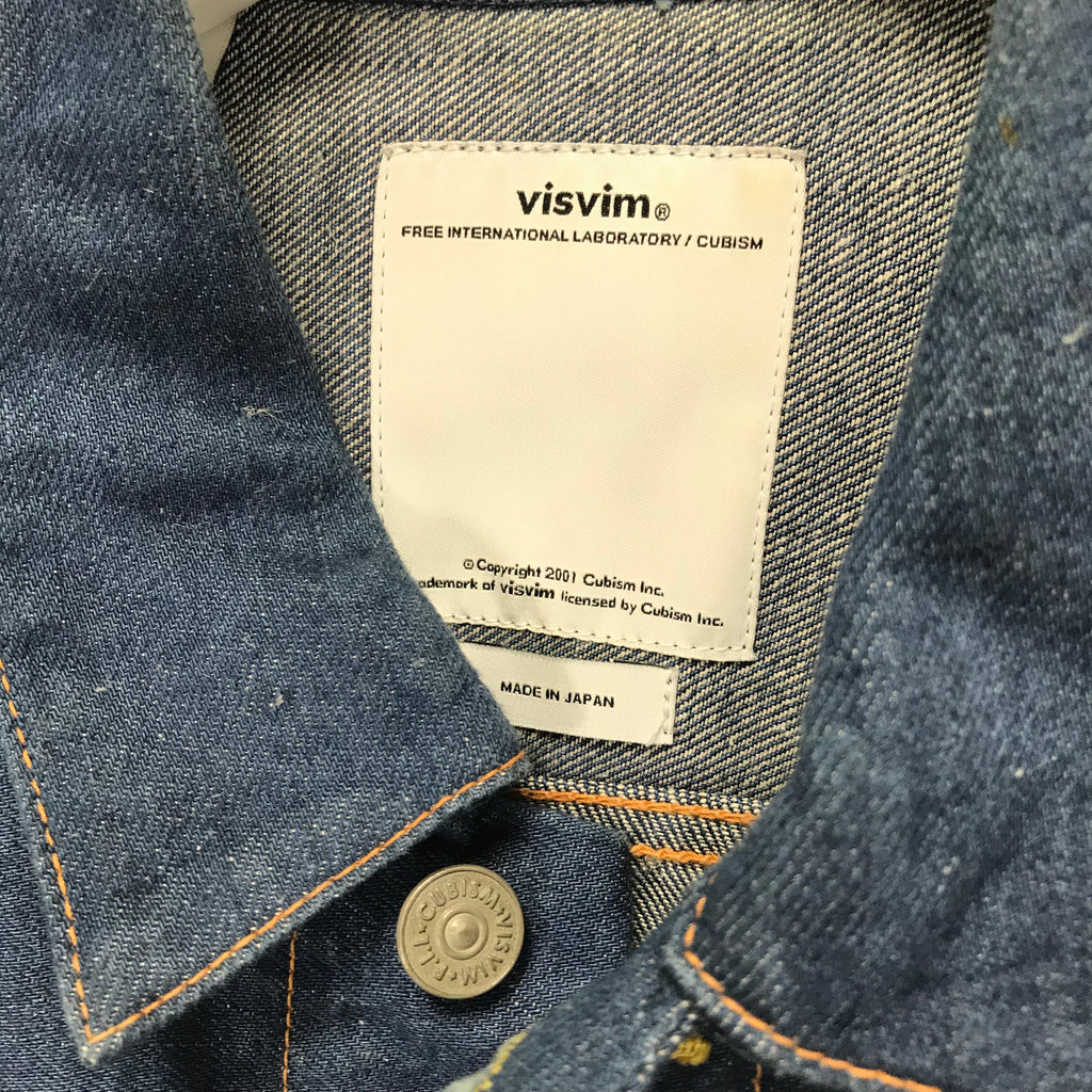 S] Visvim Social Sculpture 102 Jacket Cotton Linen One Wash