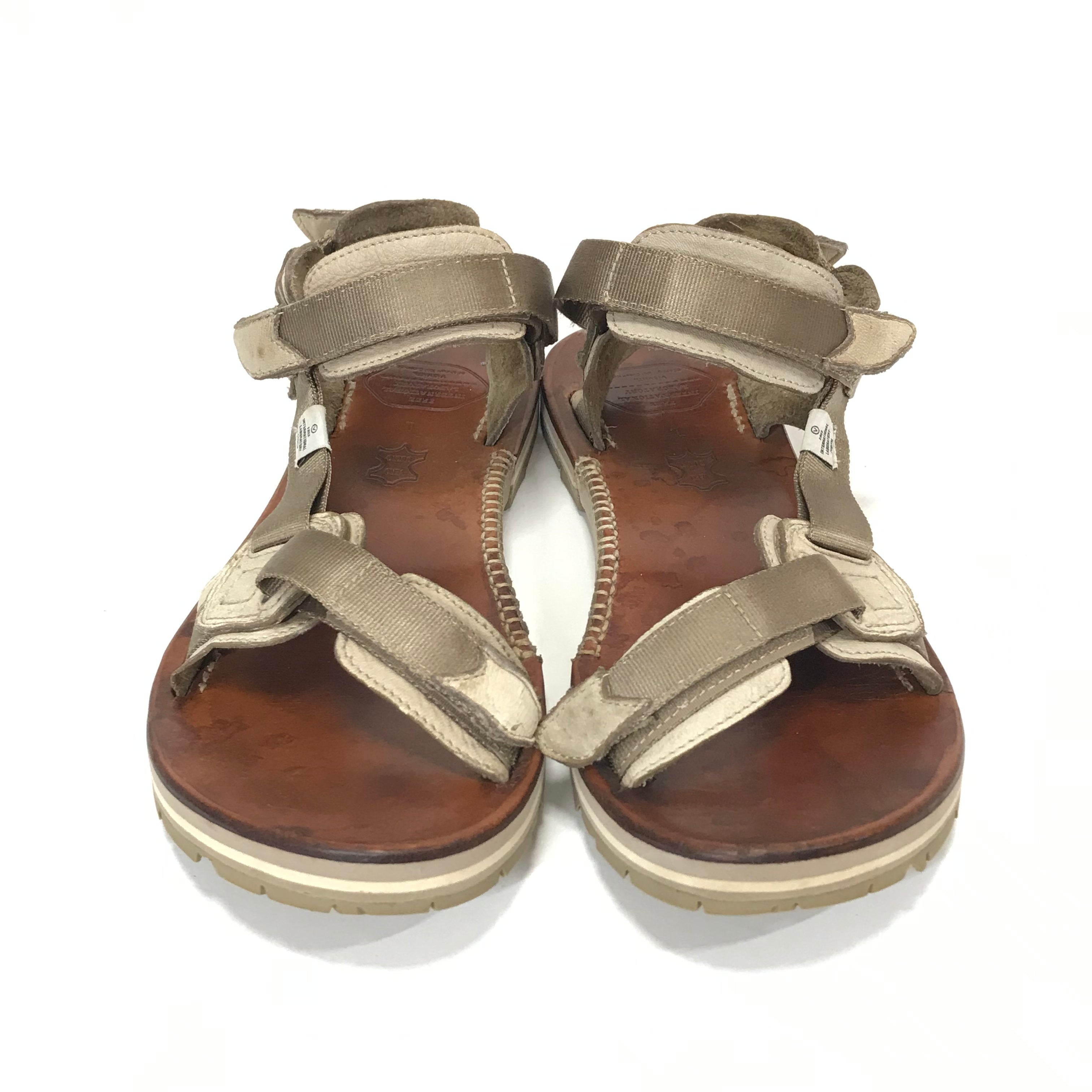 L] Visvim Christo Sherpa Folk Sandals Sand – StylisticsJapan.com