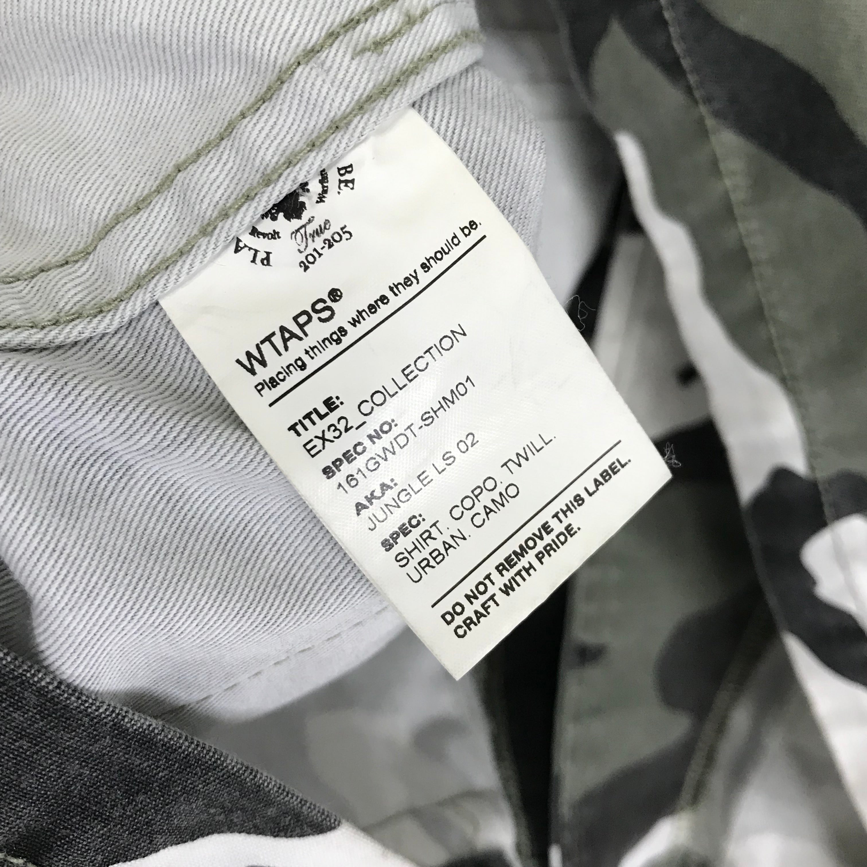 S/M] WTaps EX32 Camo Jungle LS 02 Shirt – StylisticsJapan.com