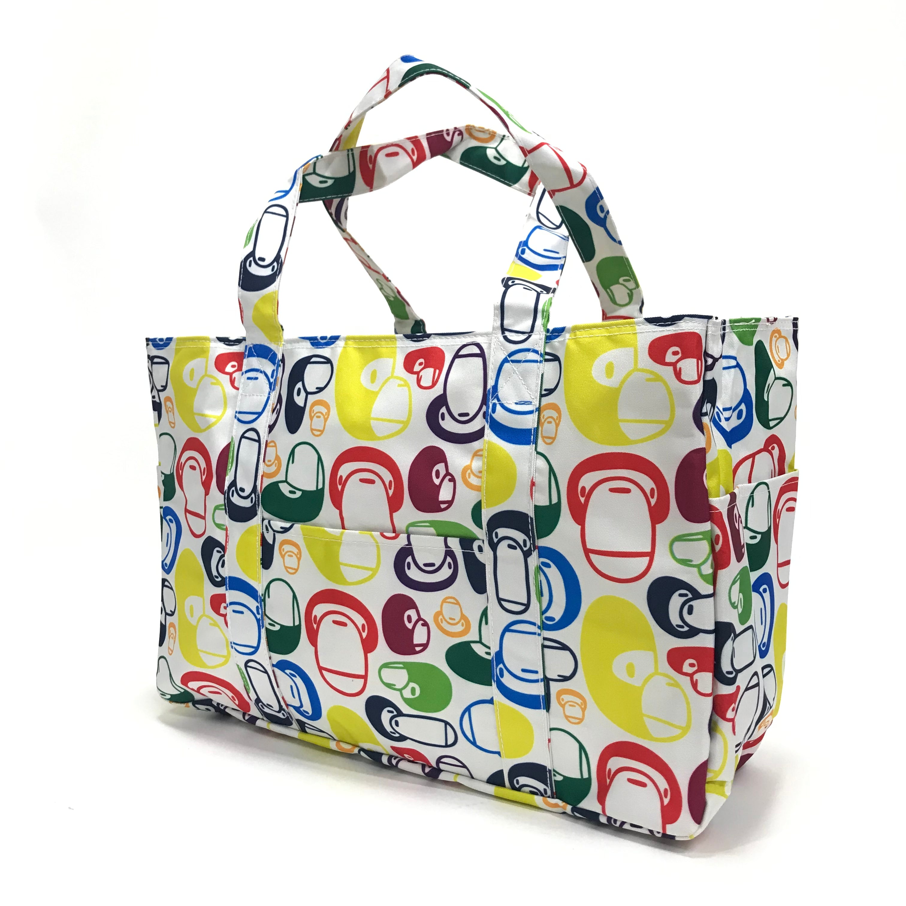 A Bathing Ape Bape Baby Milo Multi Heads Beach Tote Bag