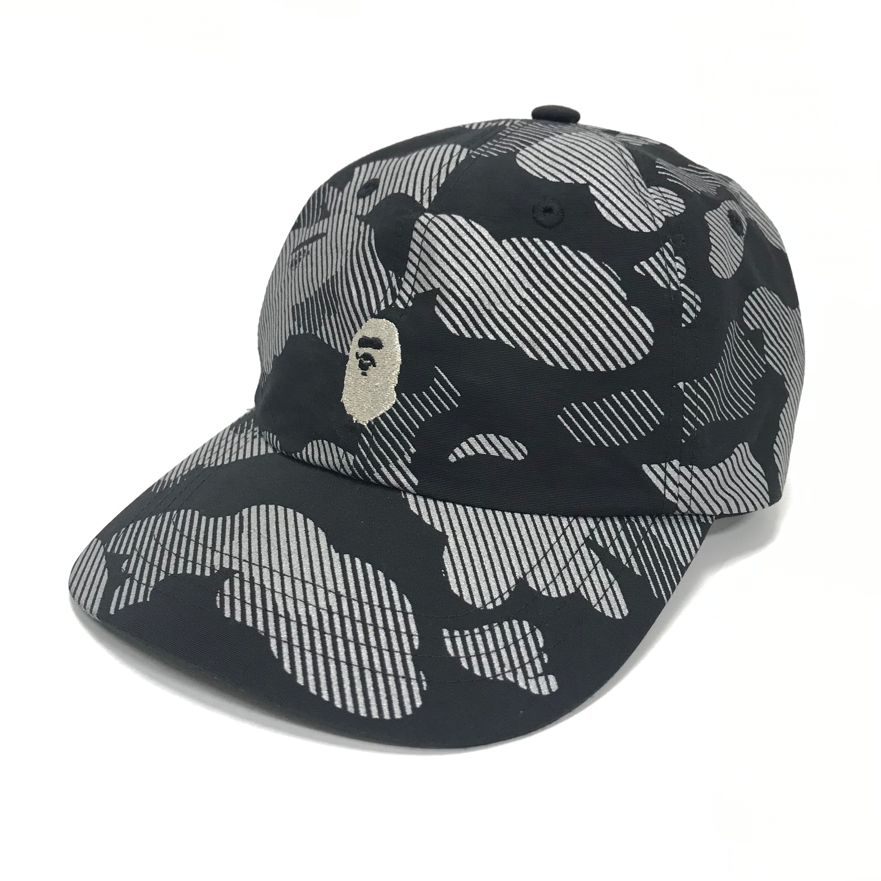 A Bathing Ape Bape Reflective Camo 6 Panel Cap – StylisticsJapan.com