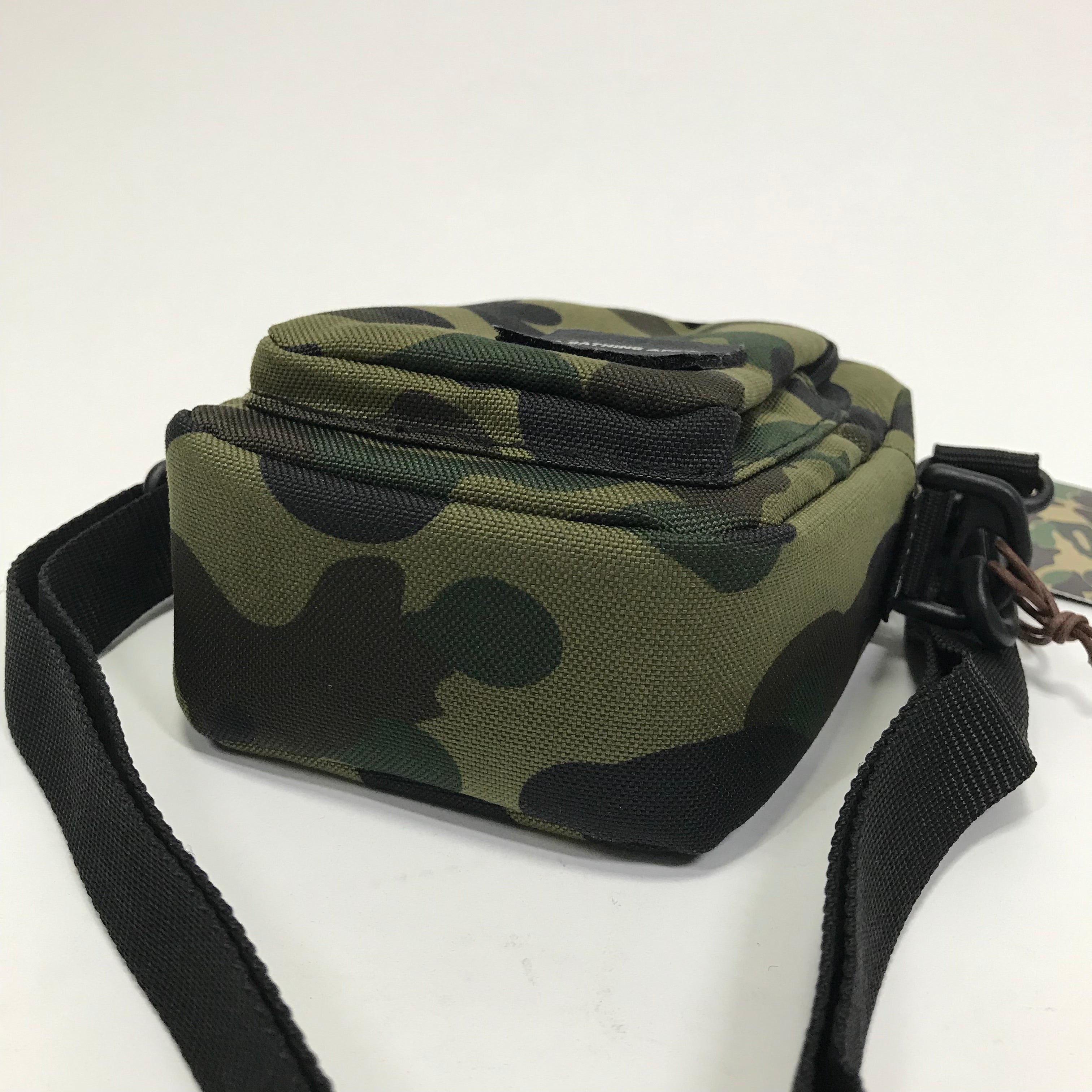 DS! A Bathing Ape Bape 1st Camo Cordura Camera Shoulder Bag Green –