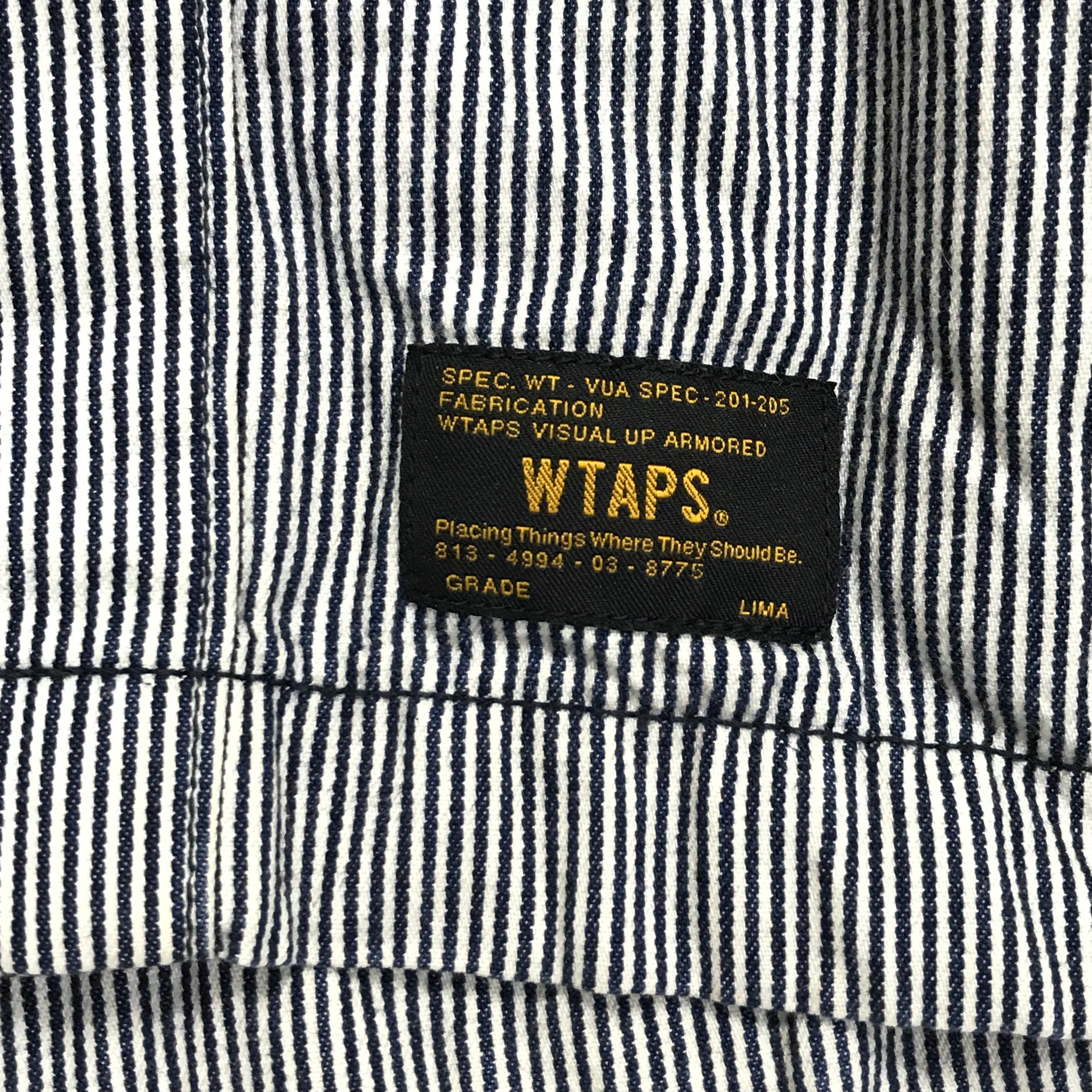 L] WTAPS Vatos 03 Hickory Stripe L/S Shirt – StylisticsJapan.com