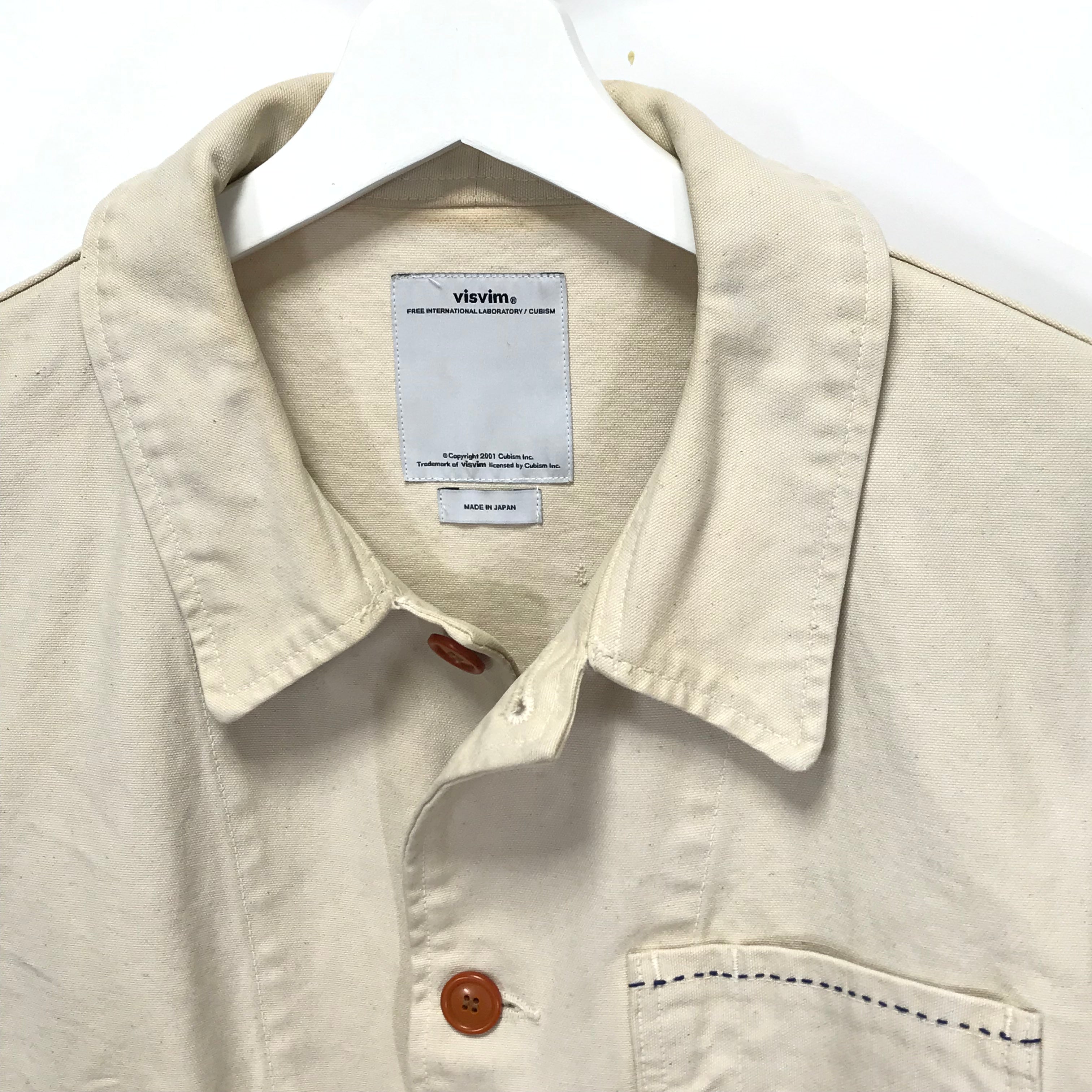 M] Visvim Benny Coverall Jacket Ivory – StylisticsJapan.com