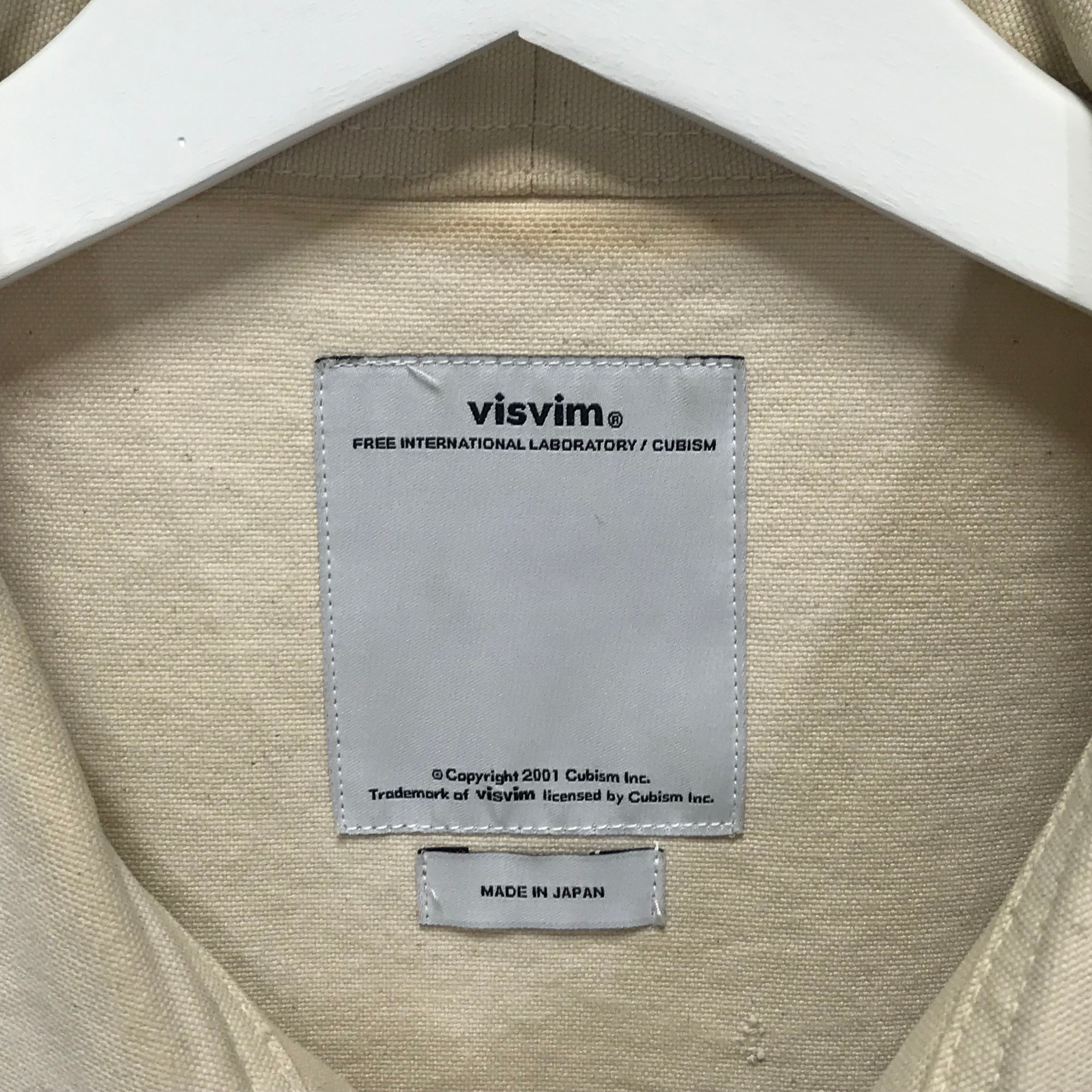 [M] Visvim Benny Coverall Jacket Ivory – StylisticsJapan.com