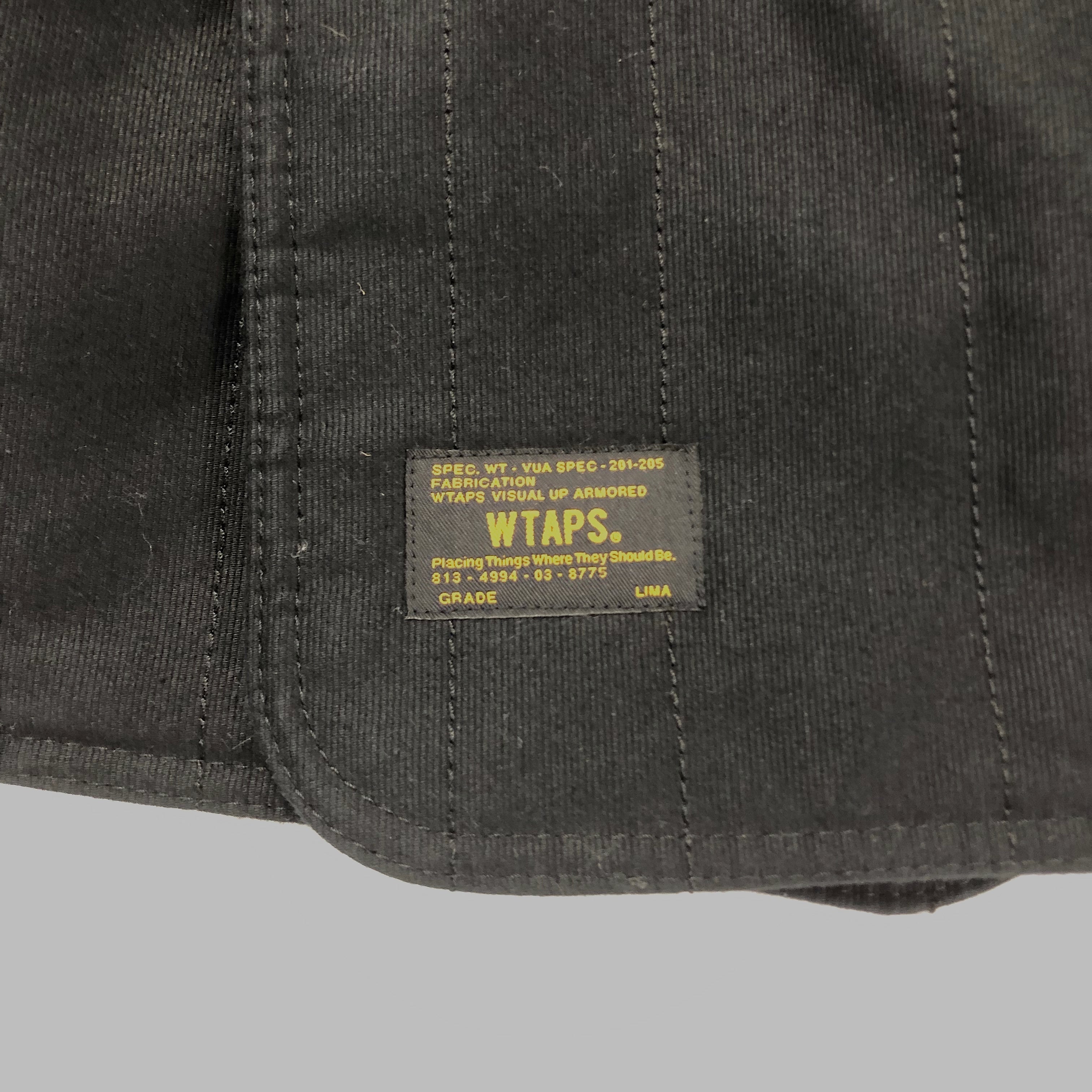 wtaps black watch pcoat-