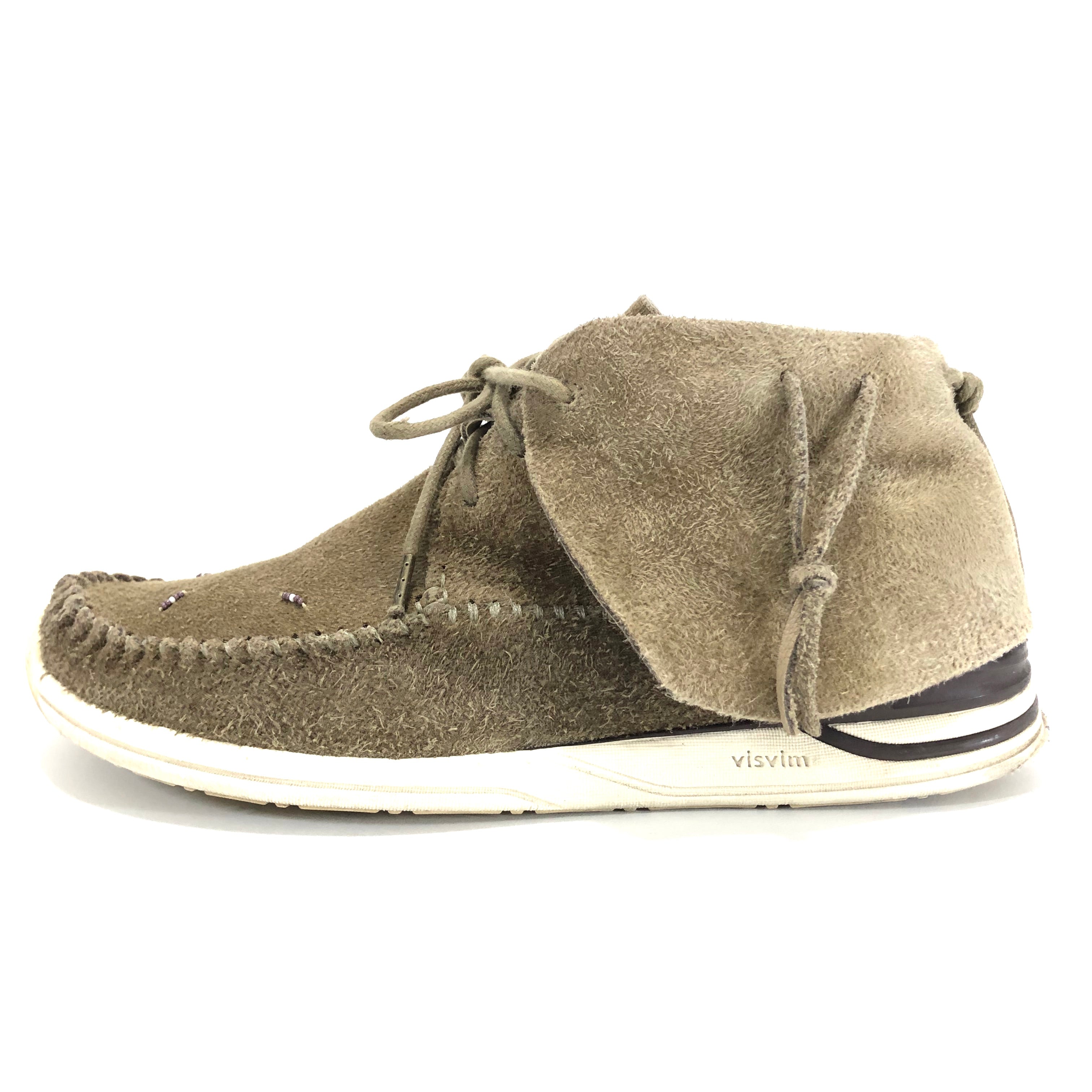 9] Visvim FBT Lhamo Folk Suede Sand – StylisticsJapan.com