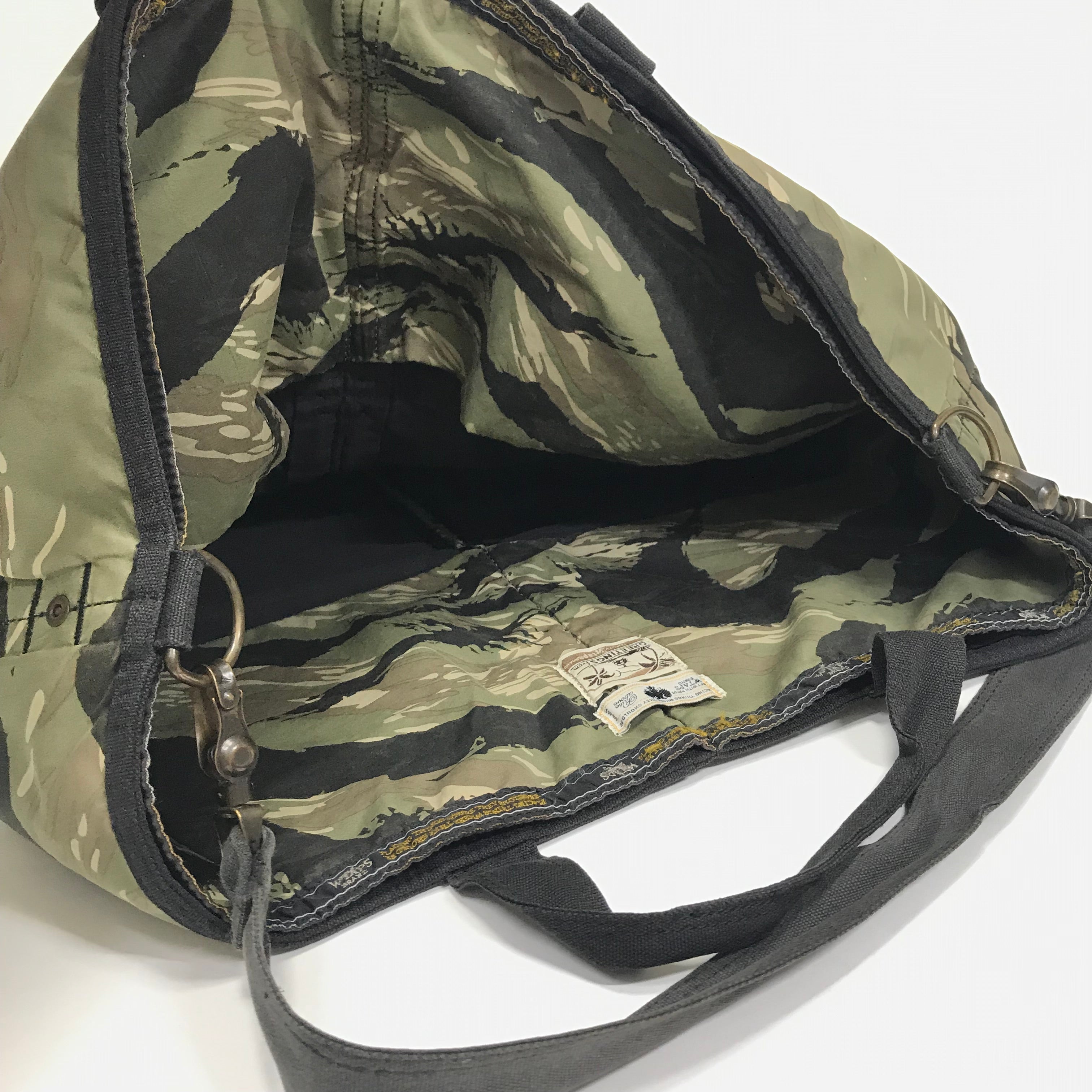 WTaps x Porter Extreme Prejudice Tiger Camo Helmet Shoulder Bag