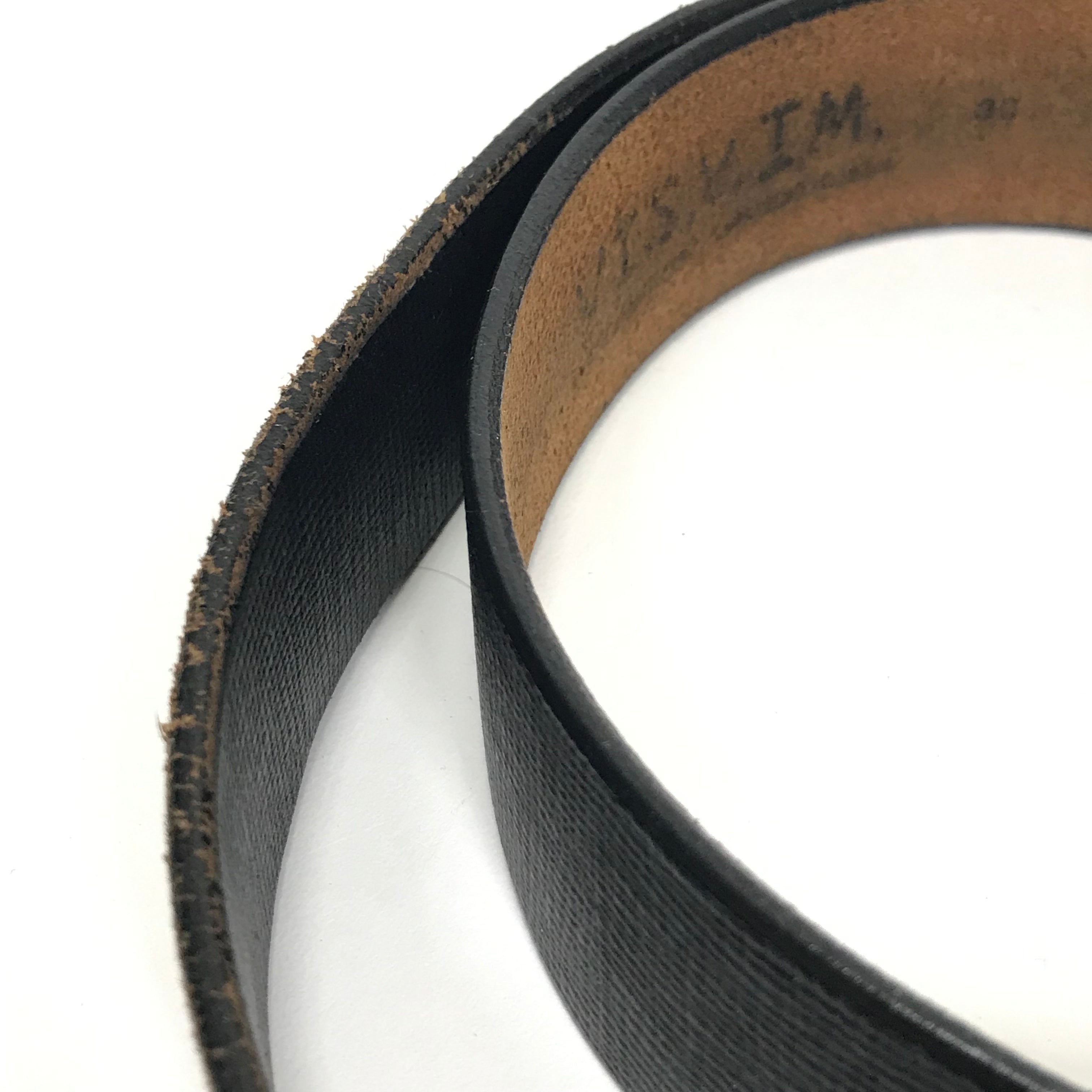 [30] Visvim Leather Double Ring Belt – StylisticsJapan.com