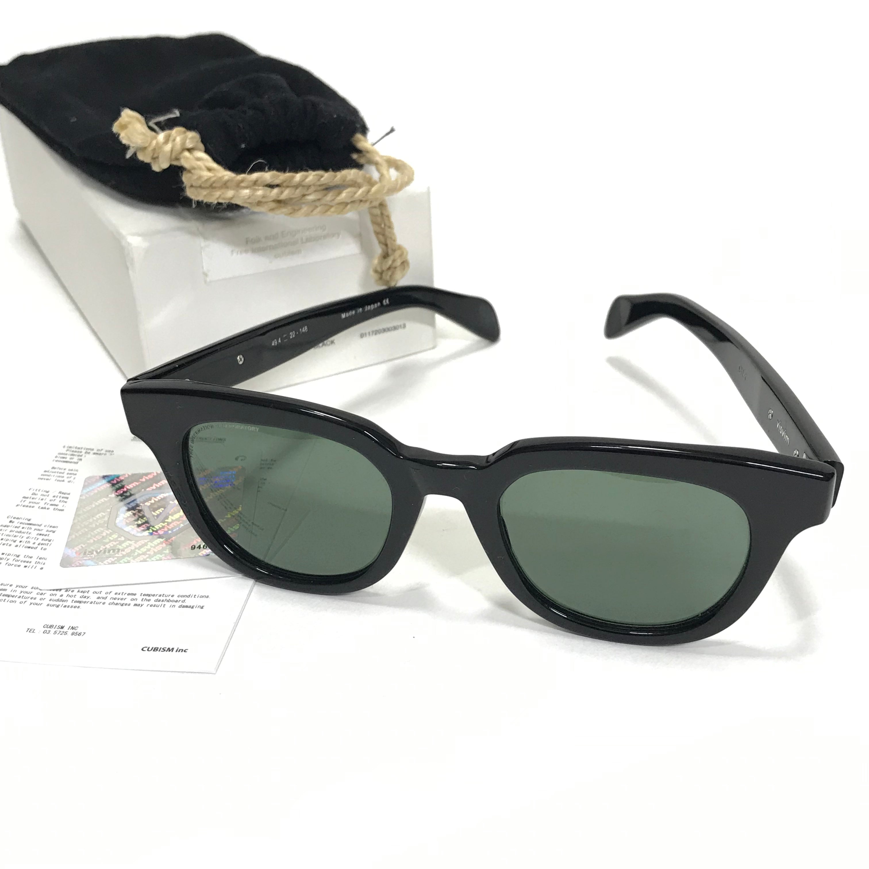 Visvim Viator Sunglasses Chief Black – StylisticsJapan.com