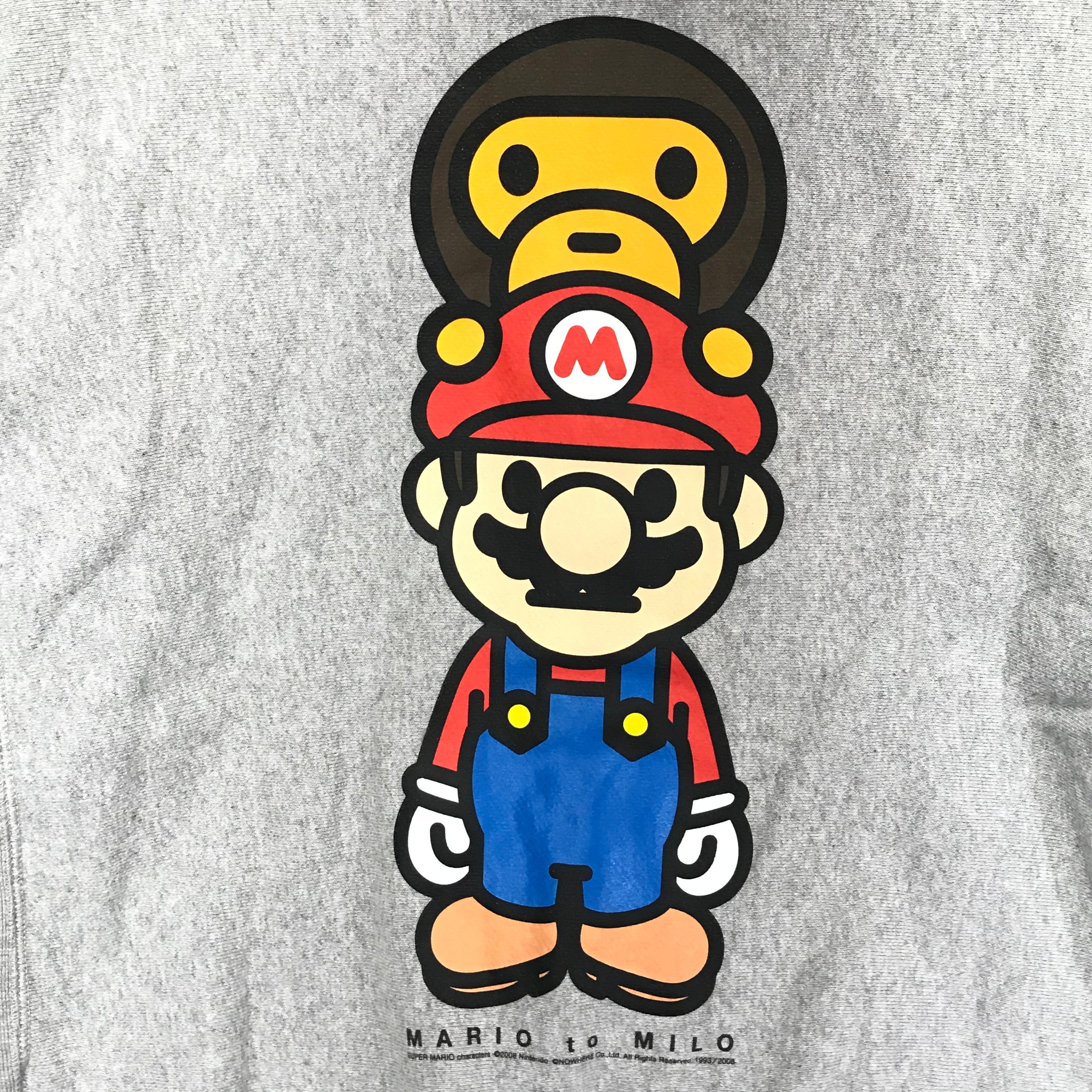 Bape mario hoodie deals