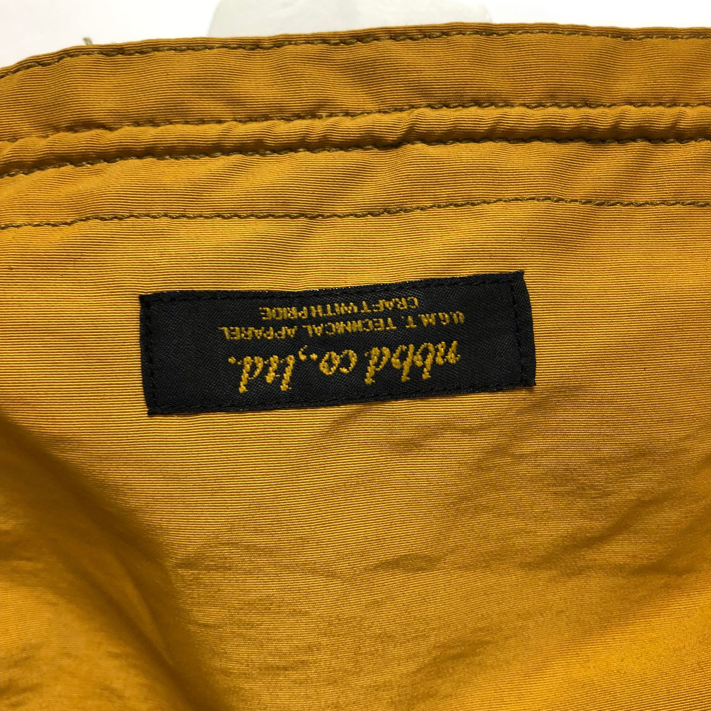 M] Neighborhood 12AW Cave Mountain Parka Jacket Yellow/Beige