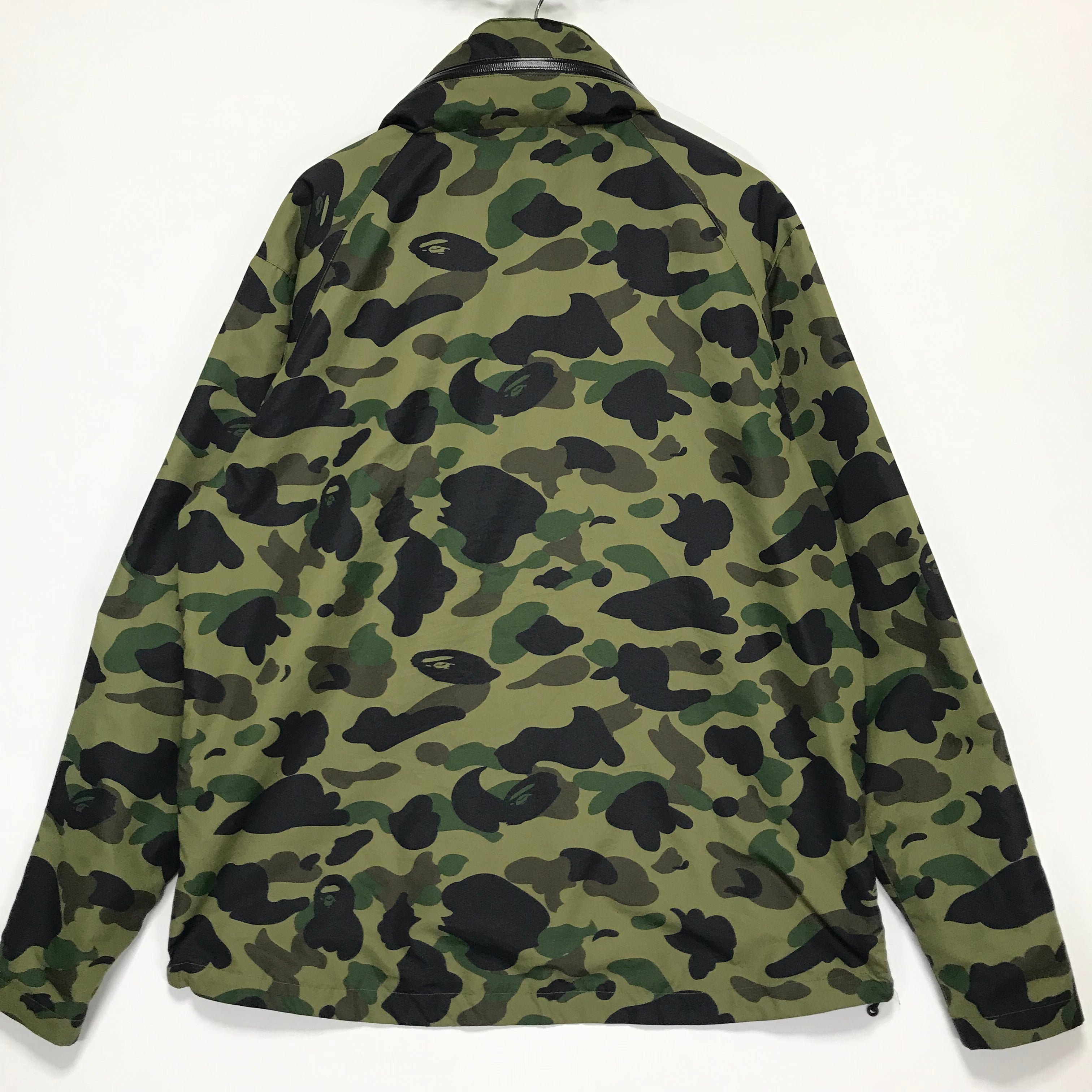 2XL] A Bathing Ape Bape 1st Camo Nylon Zip Up Jacket