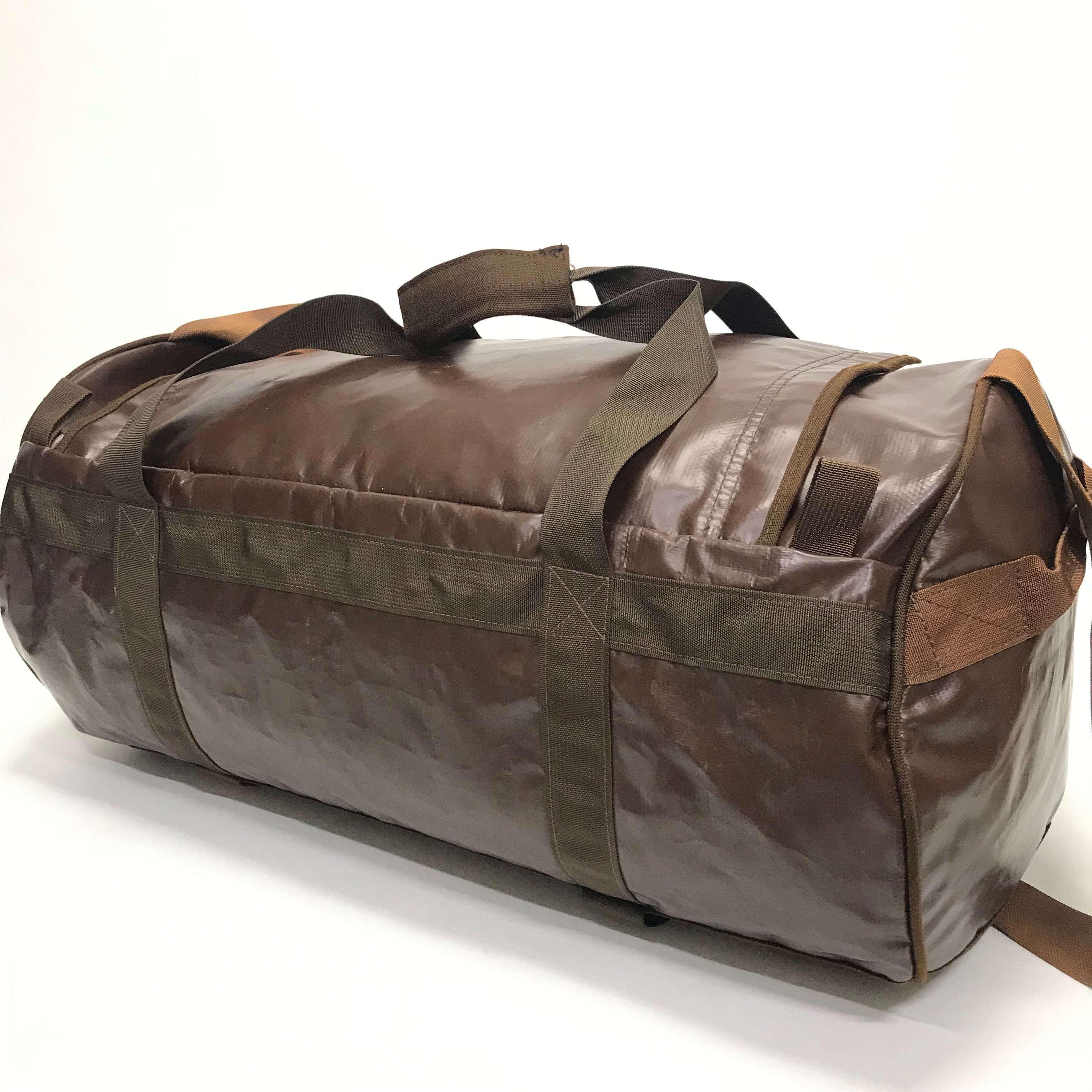 Supreme Vintage Vinyl Duffle Bag Brown –