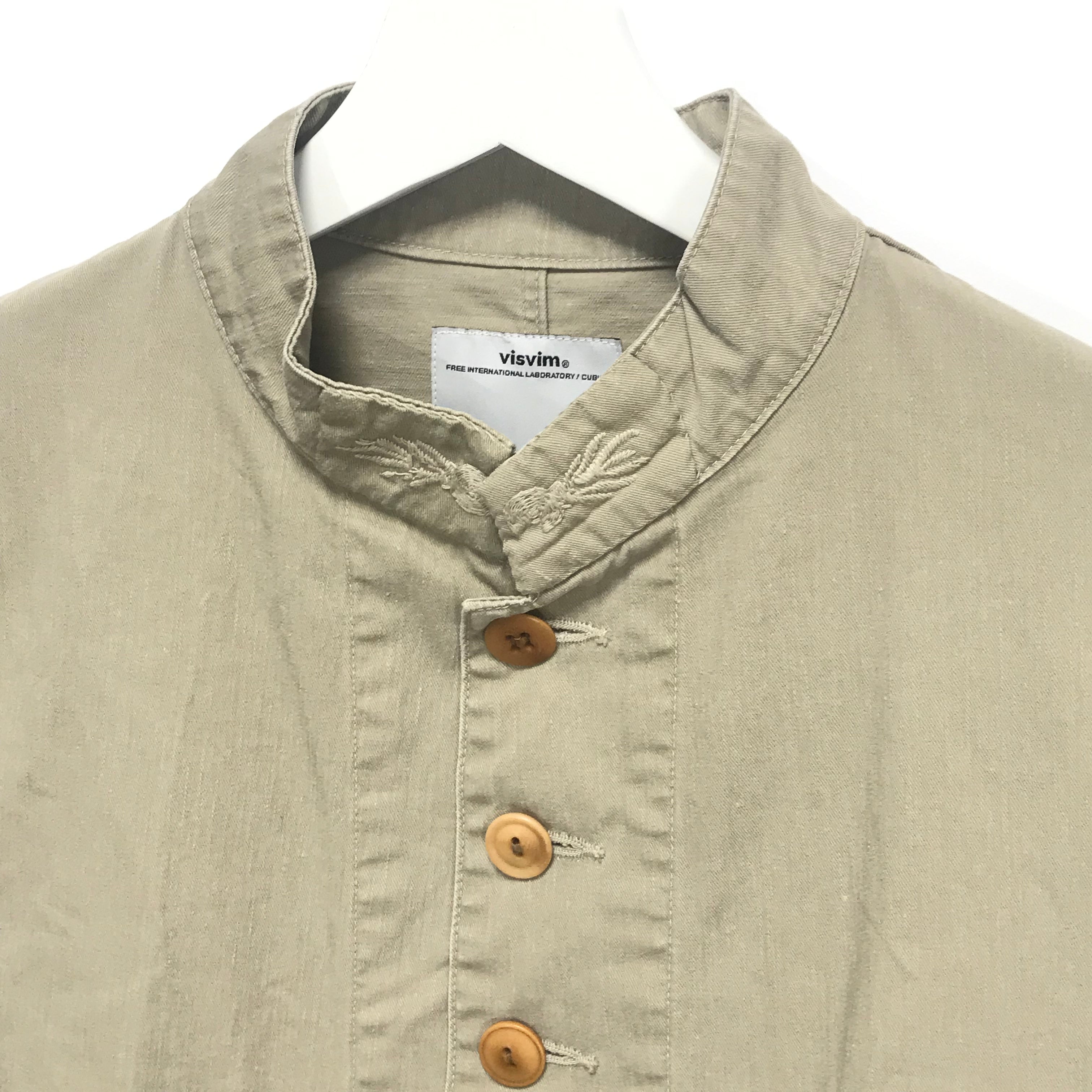 M] Visvim 14SS Lugli Jacket Damaged Chino Beige