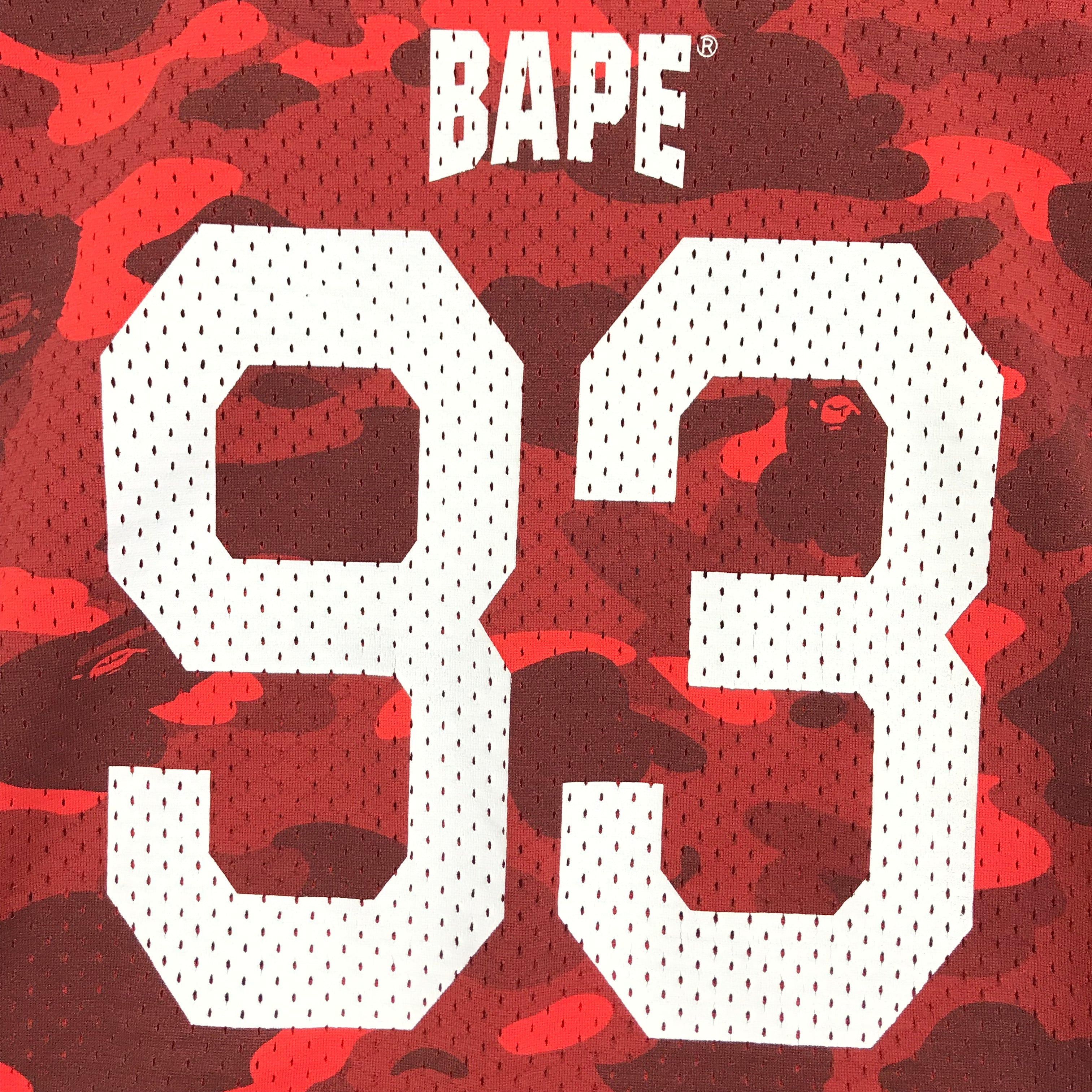 M] A Bathing Ape Bape NYC Basketball Jersey –