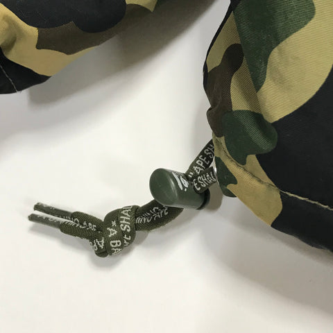 M] A Bathing Ape Bape Vintage 1st Camo Fleece Lined Pullover